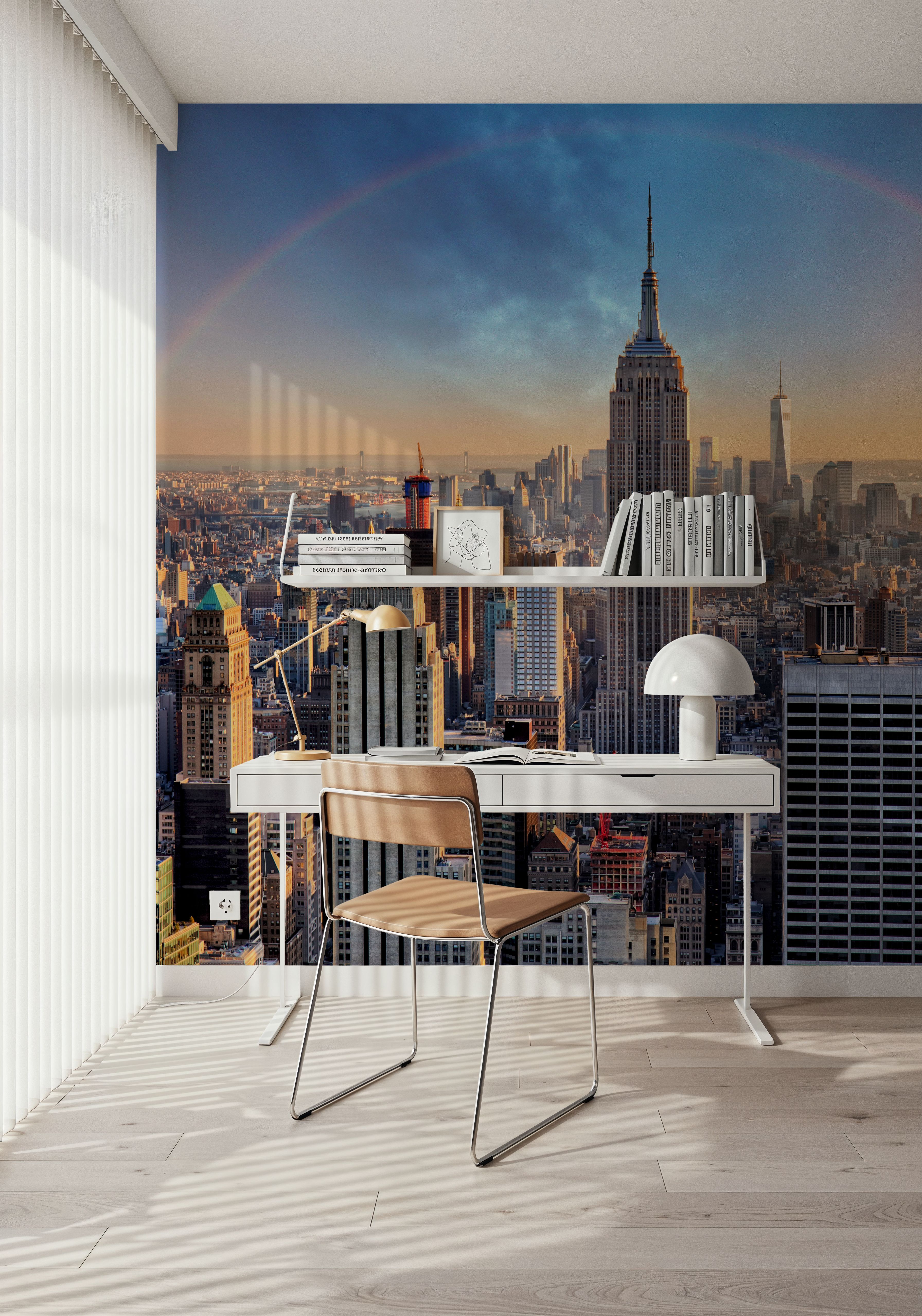 Rainbow Over New York City