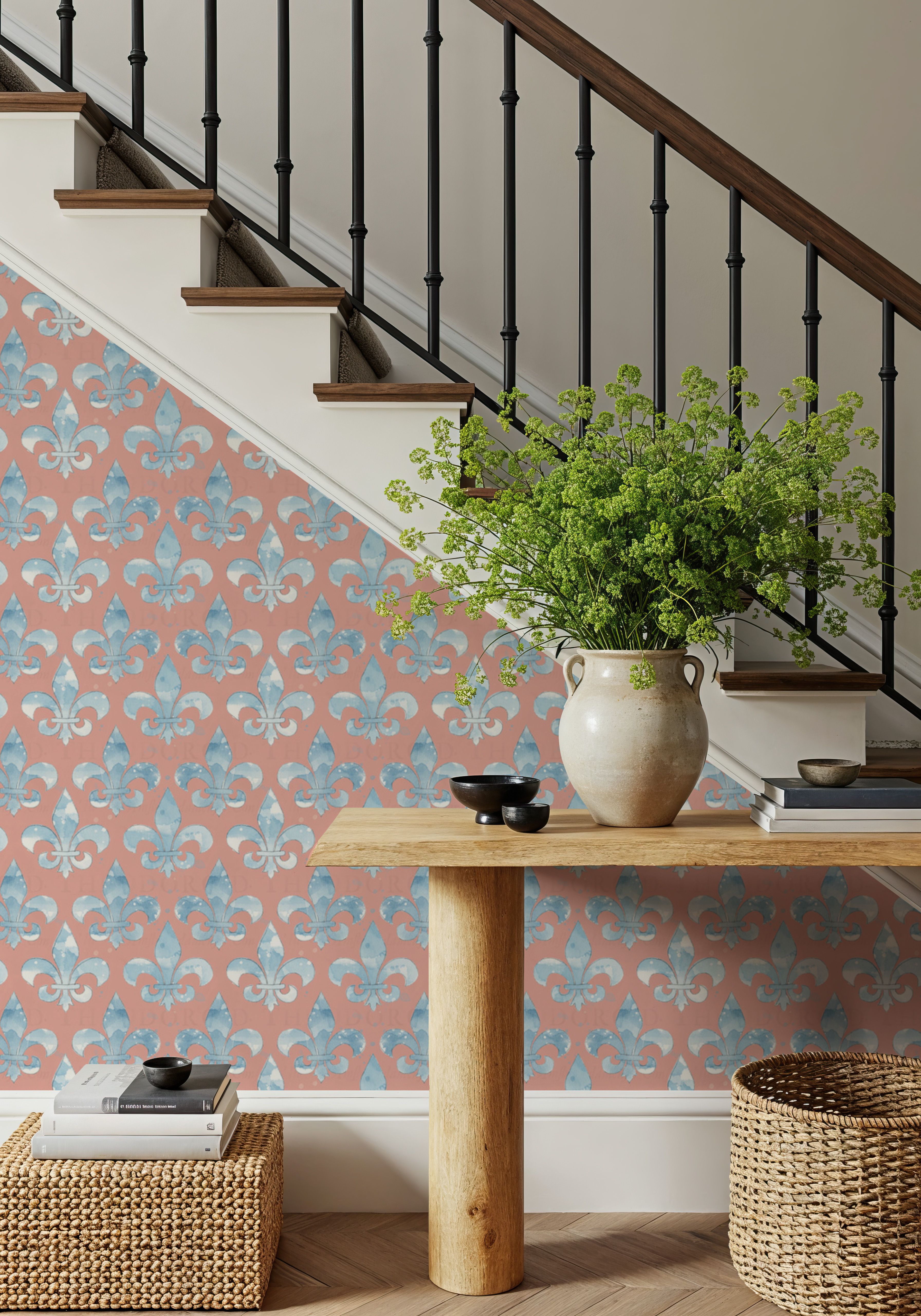 More Fleurs de Lis Red