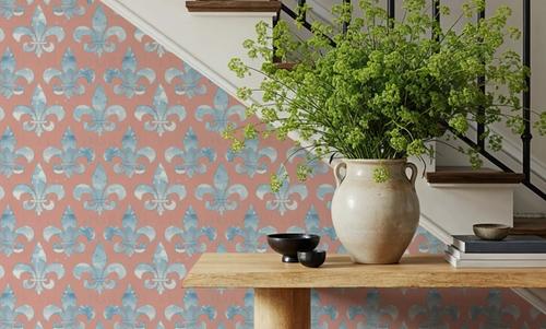 More Fleurs de Lis Red