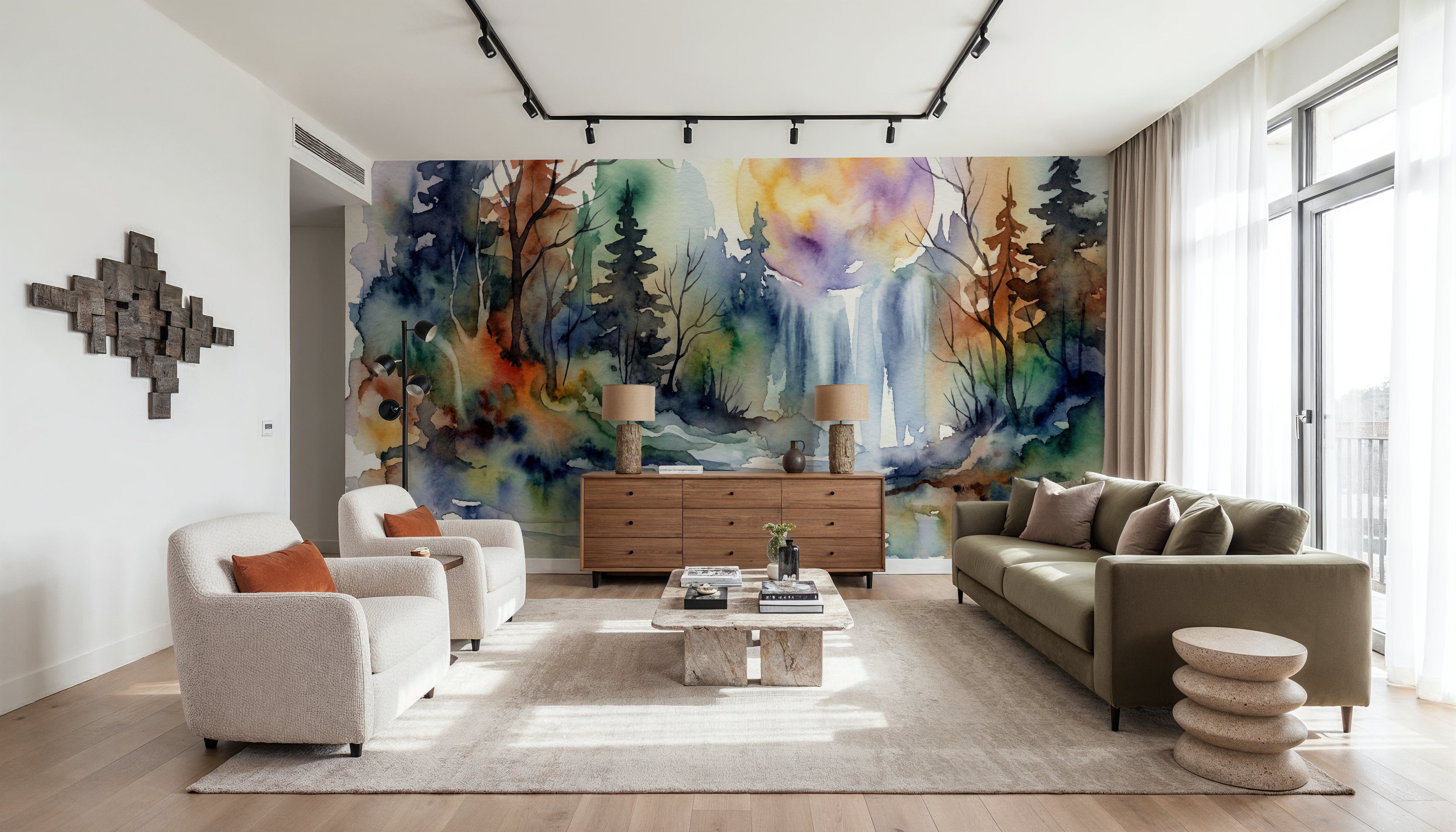 Forest Grove II - Watercolor Landscape Series