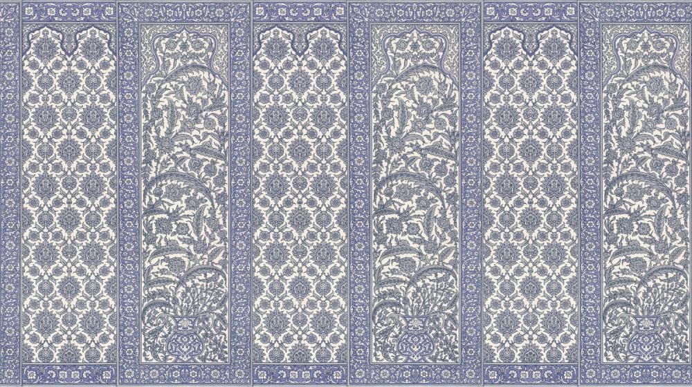 Riad Ornaments, Periwinkle