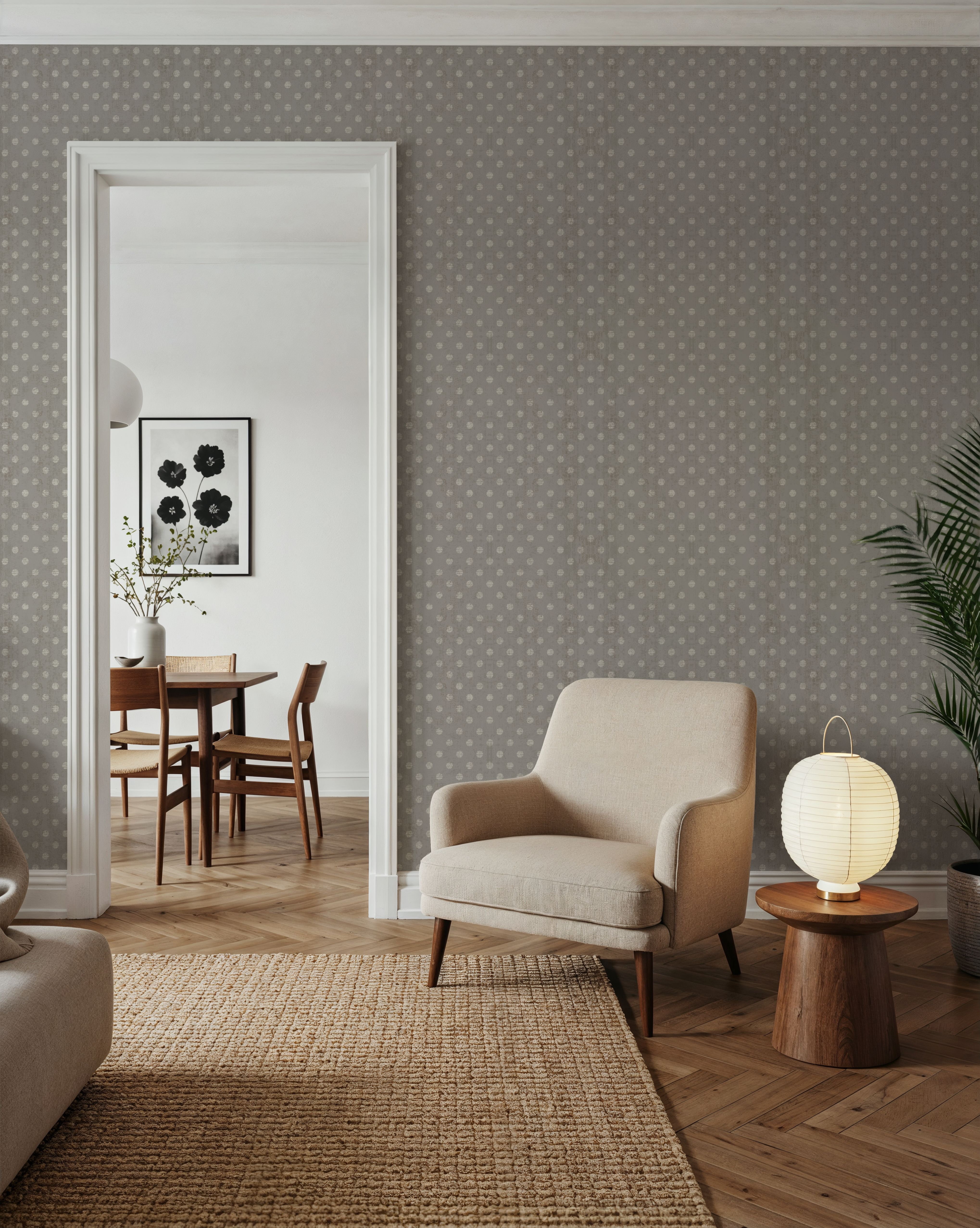 Country Dots Grey