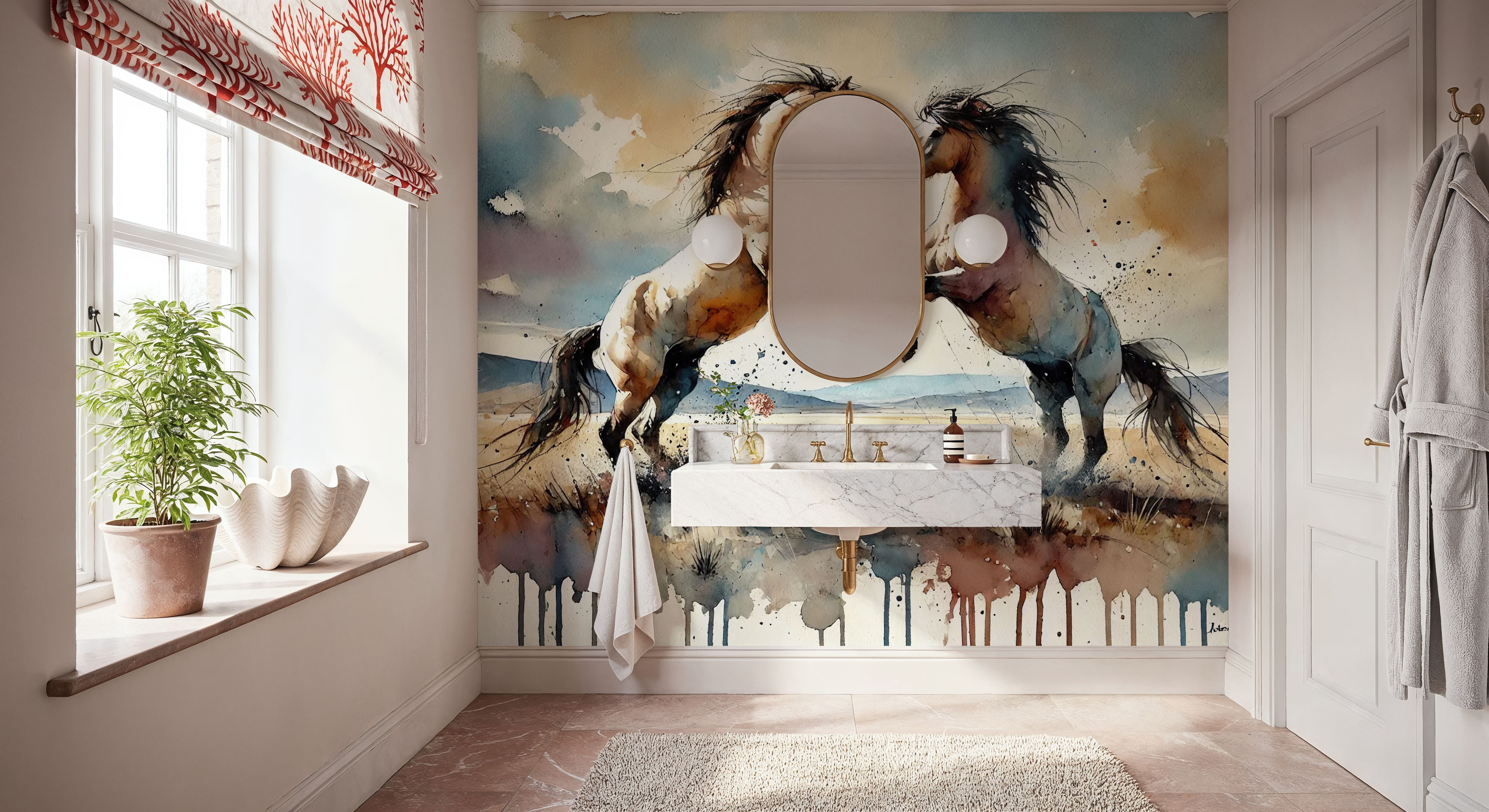 Wild Horses in Motion, Wallpaper