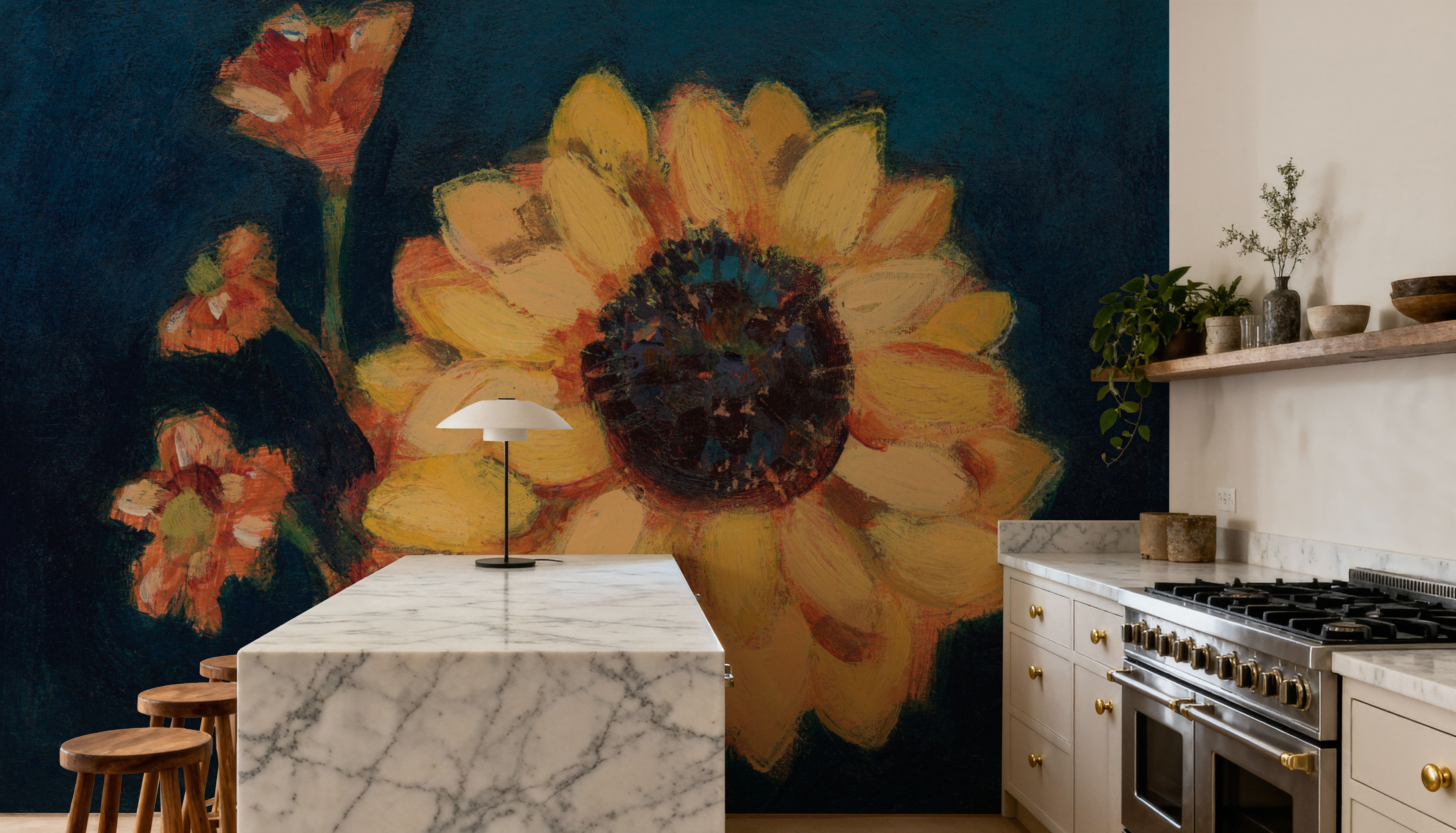Autumn Blooms I, Papel de parede
