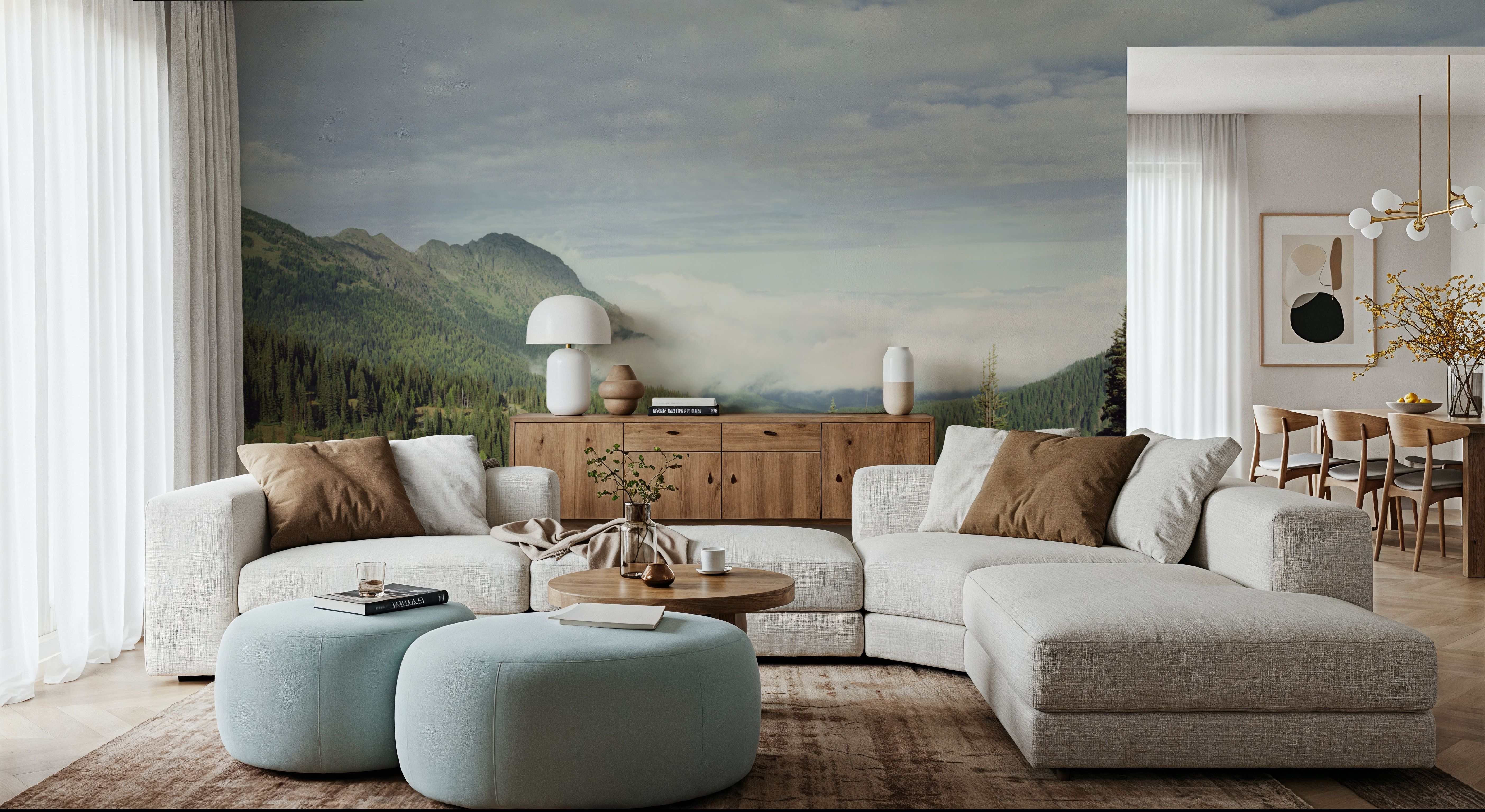 Hurricane Ridge, Papel pintado