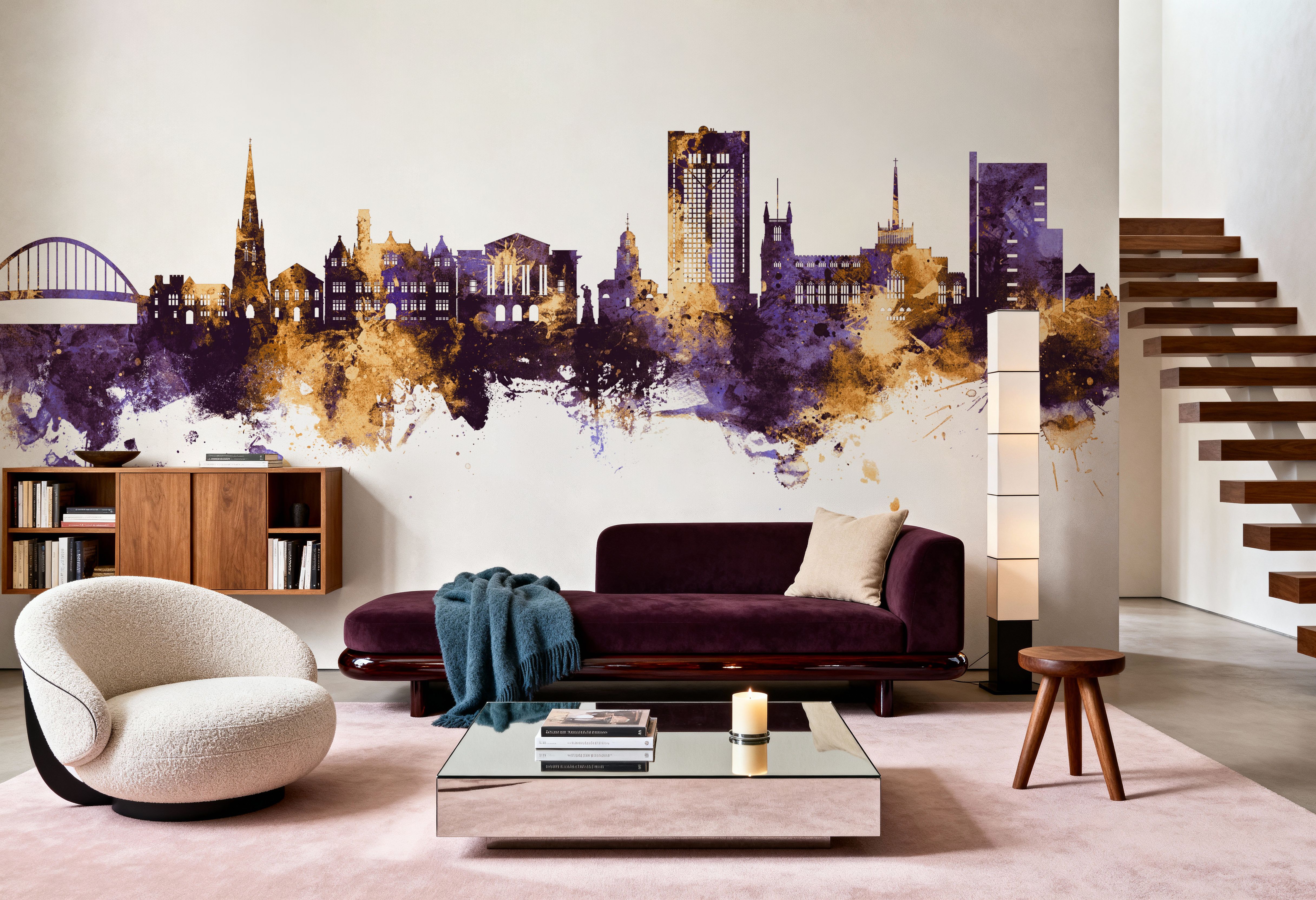 Blackburn England Skyline Purple & Gold