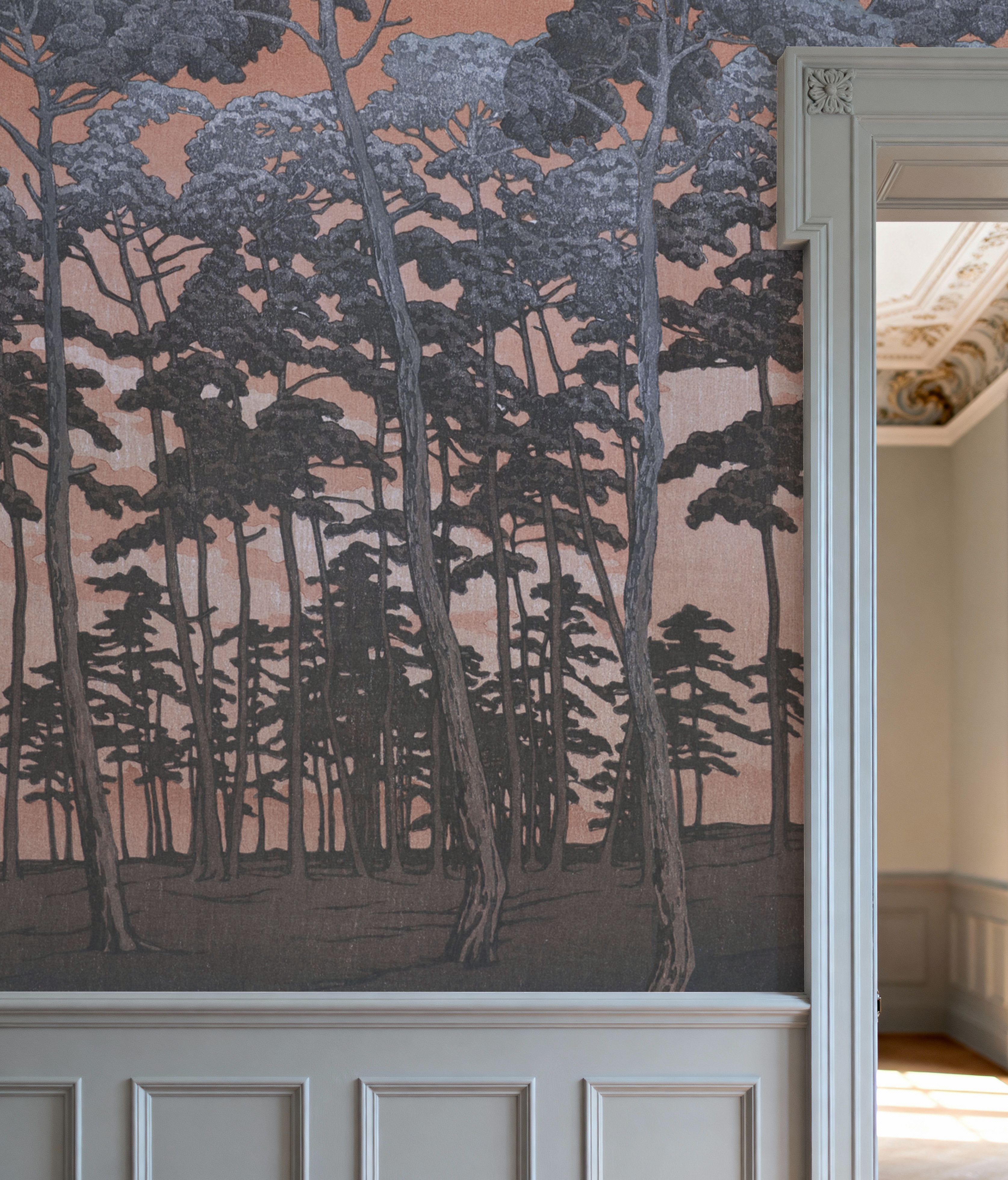 Tranquil Pinescape, Sunset