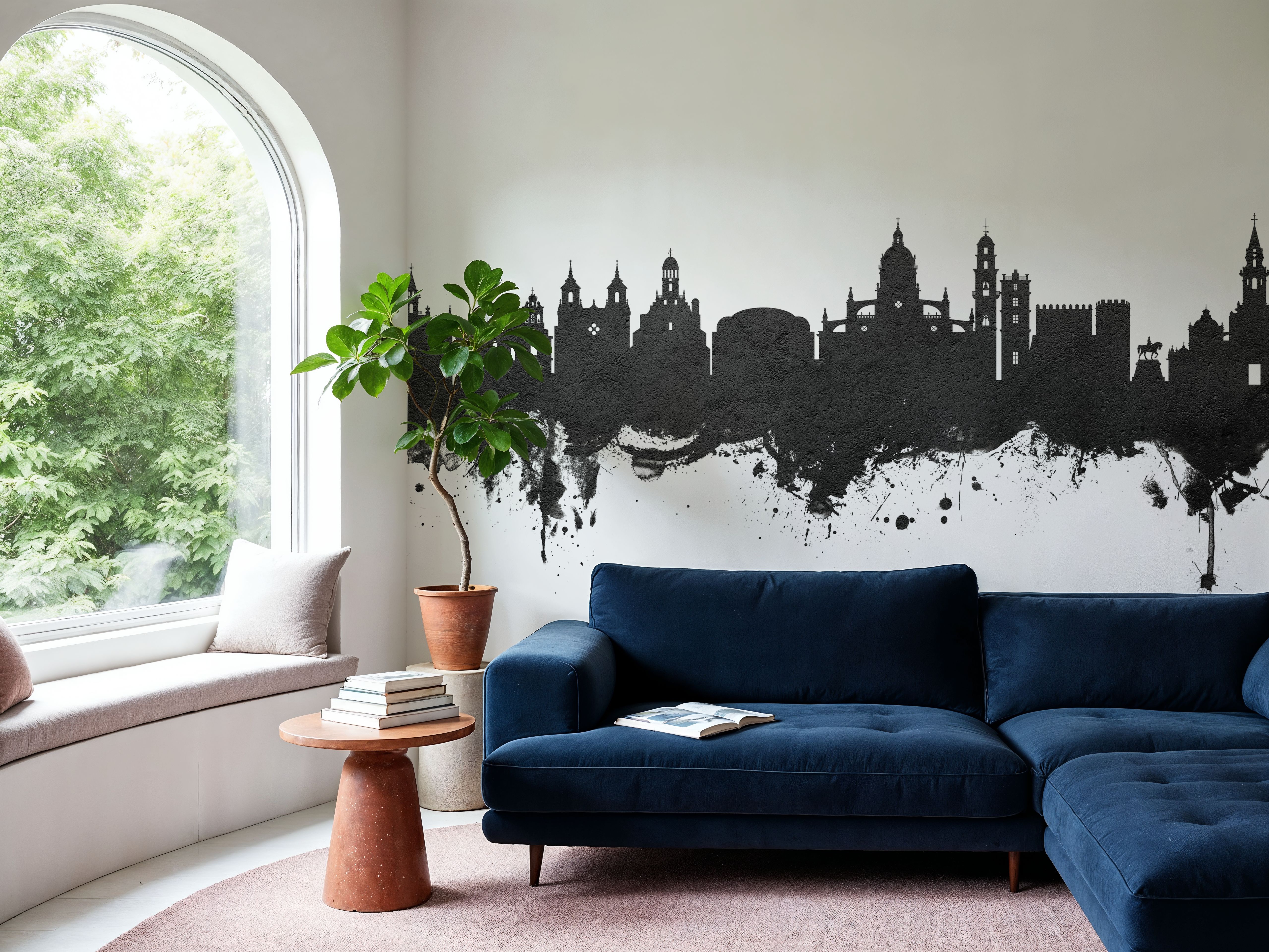 Jerez Spain Skyline Black & White