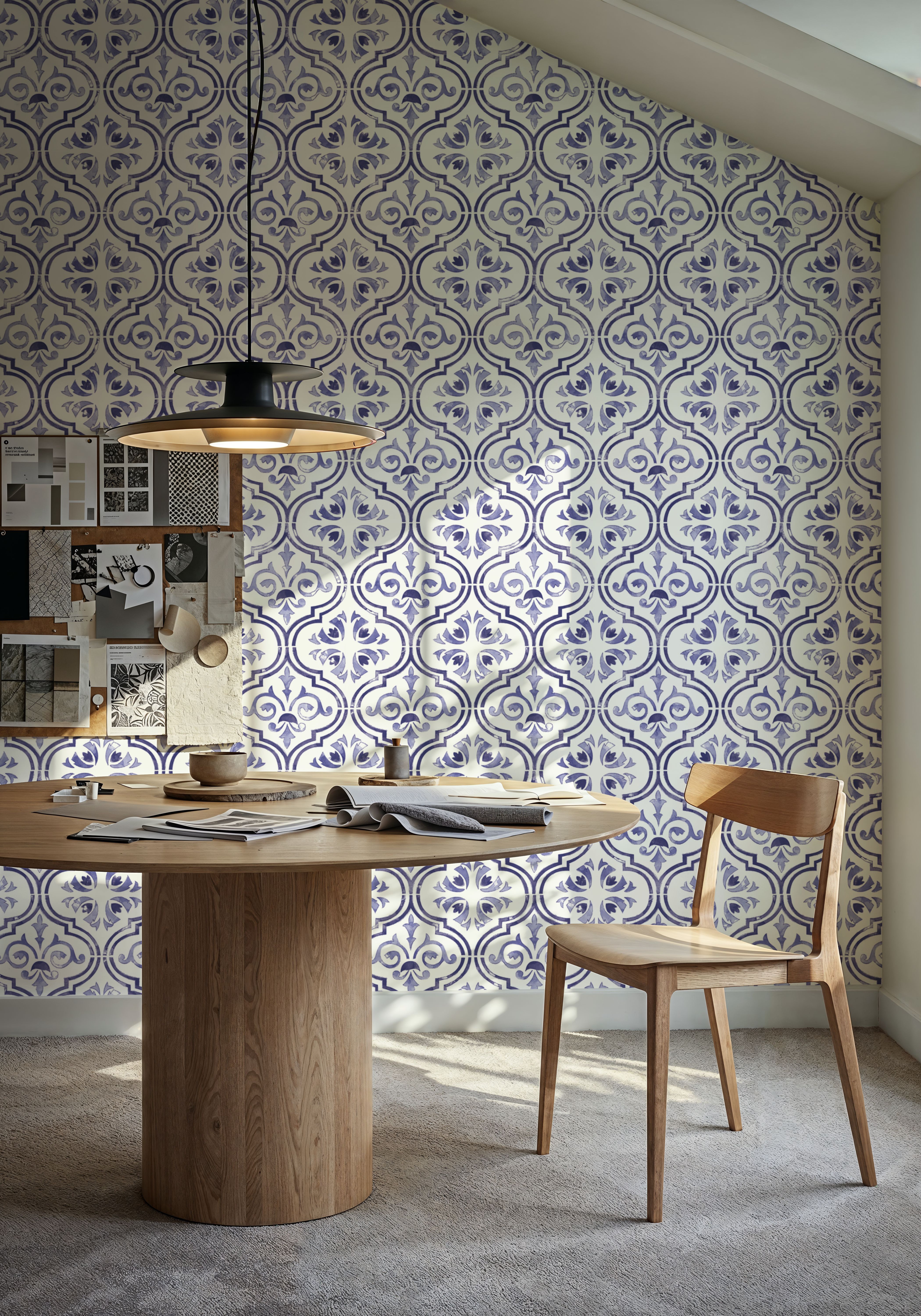 Botanical Blue Tiles