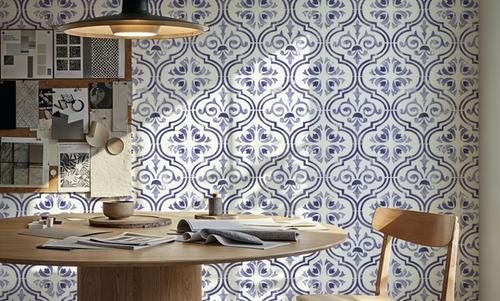 Botanical Blue Tiles