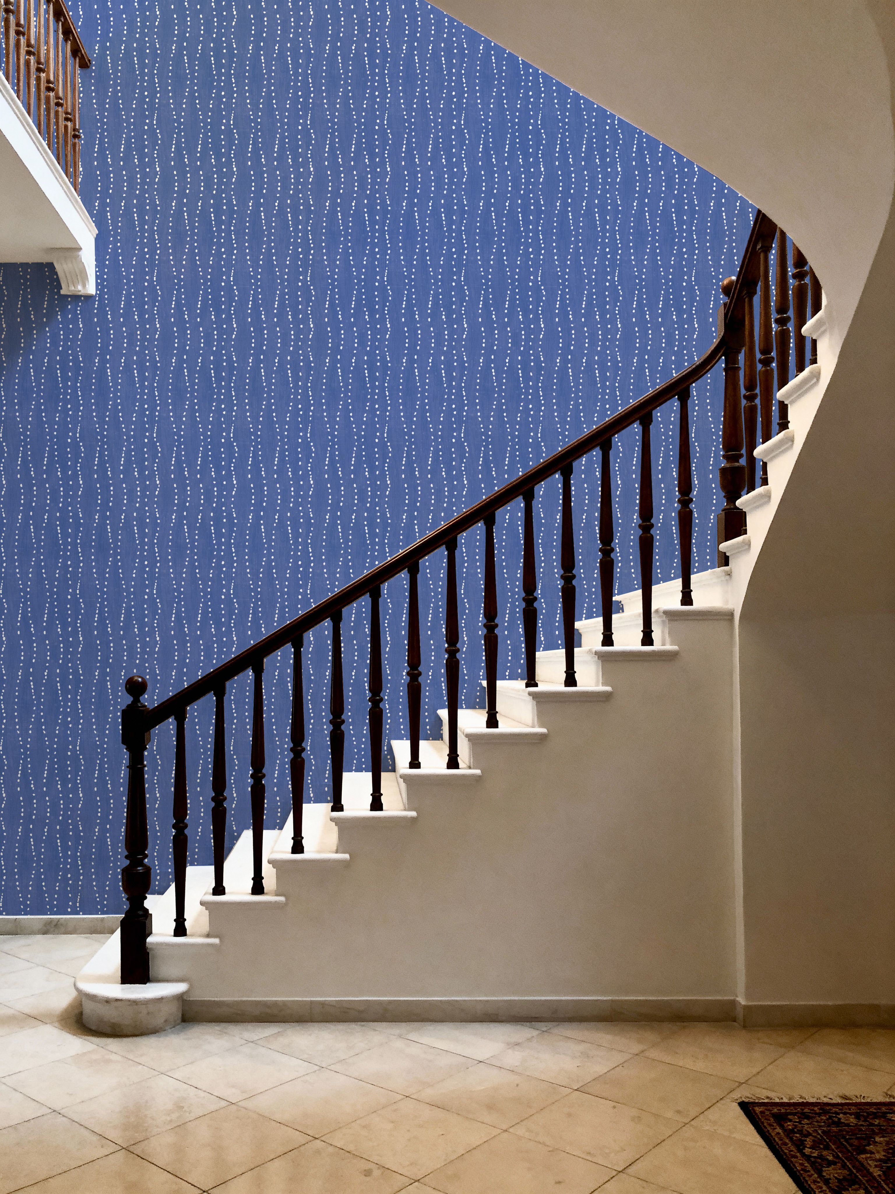 Coastal Dripping Blue