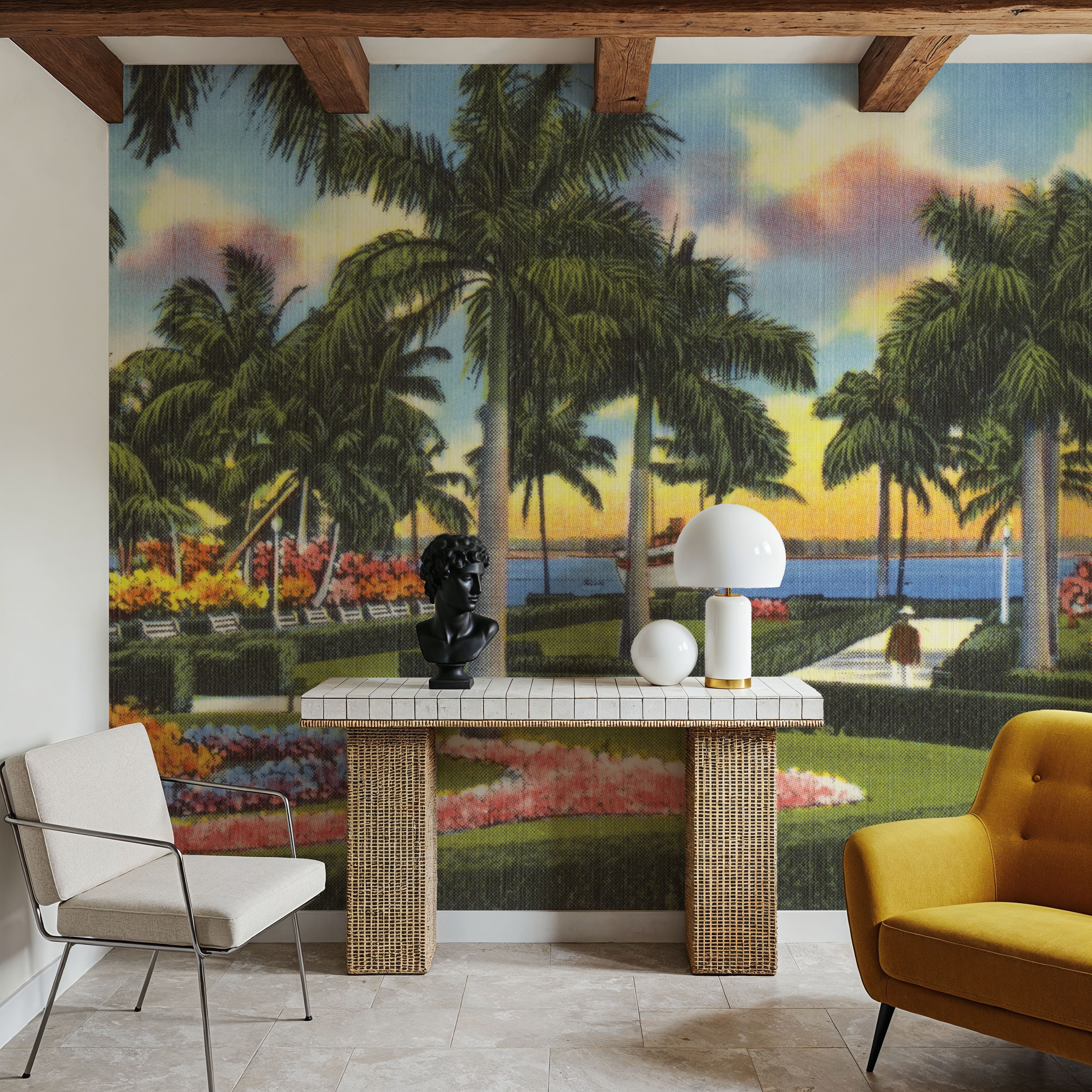 Florida Park - Screenprint Postcard