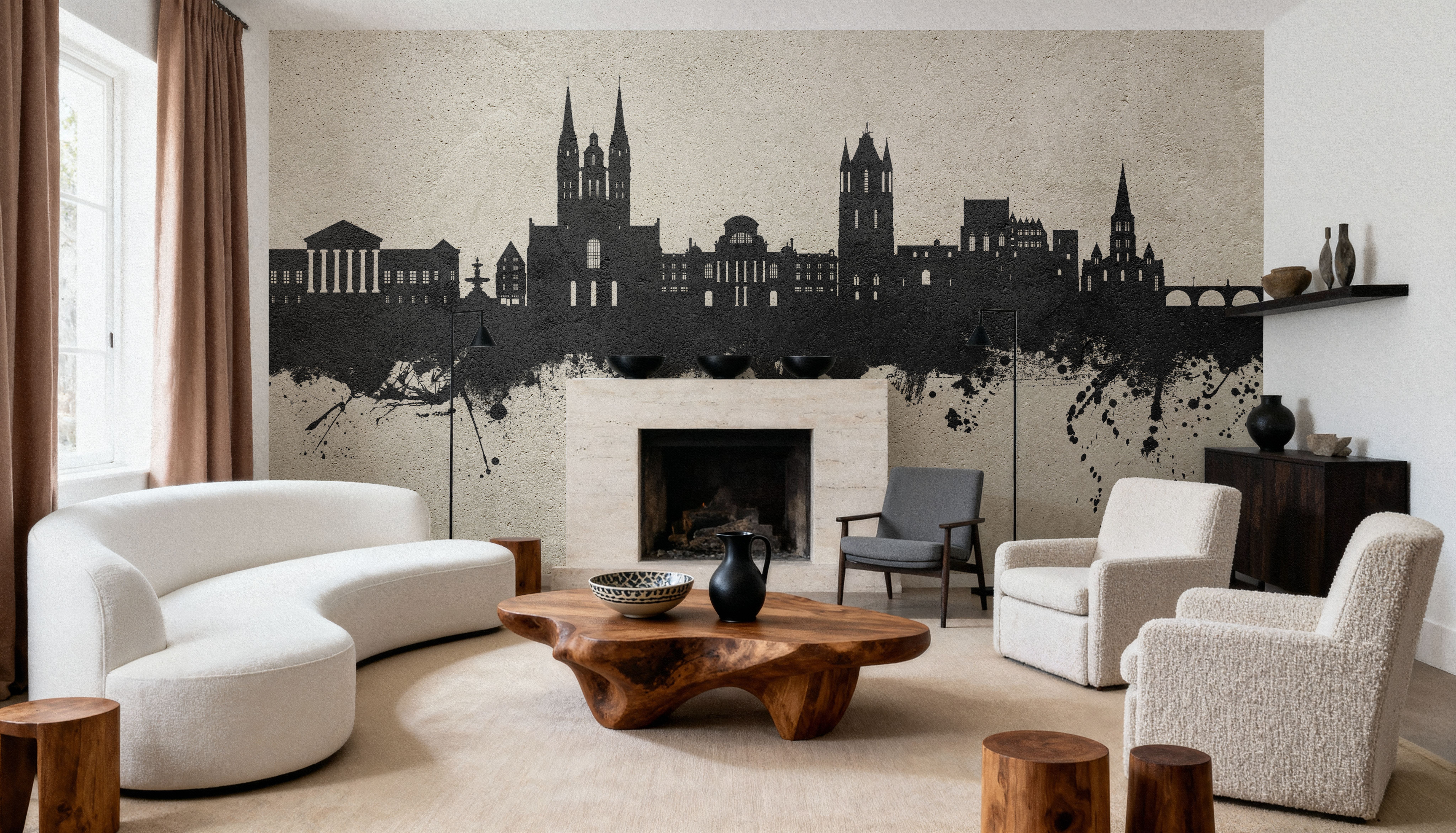 Angers France Skyline Concrete