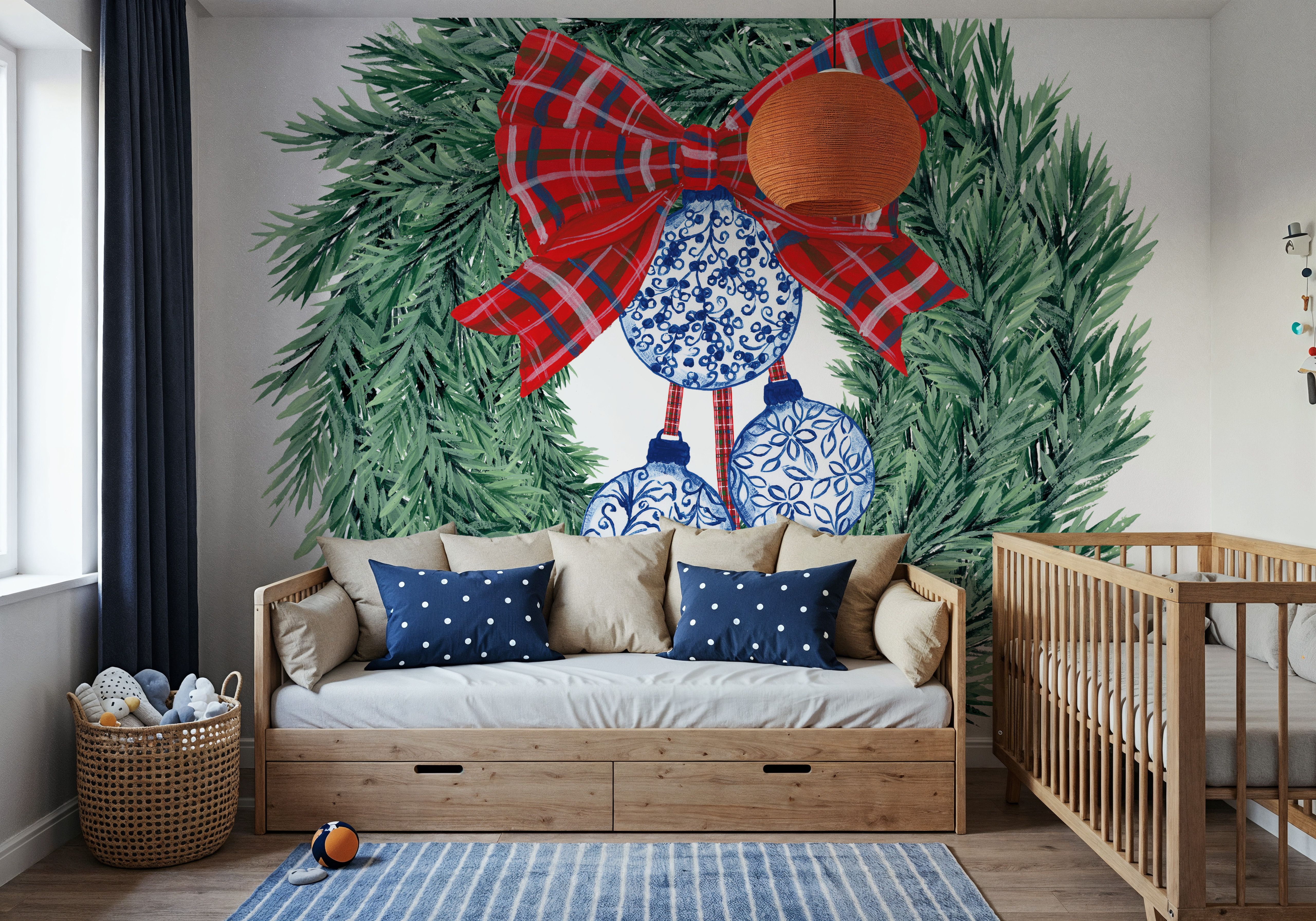Holiday Tartan and Chinoiserie II