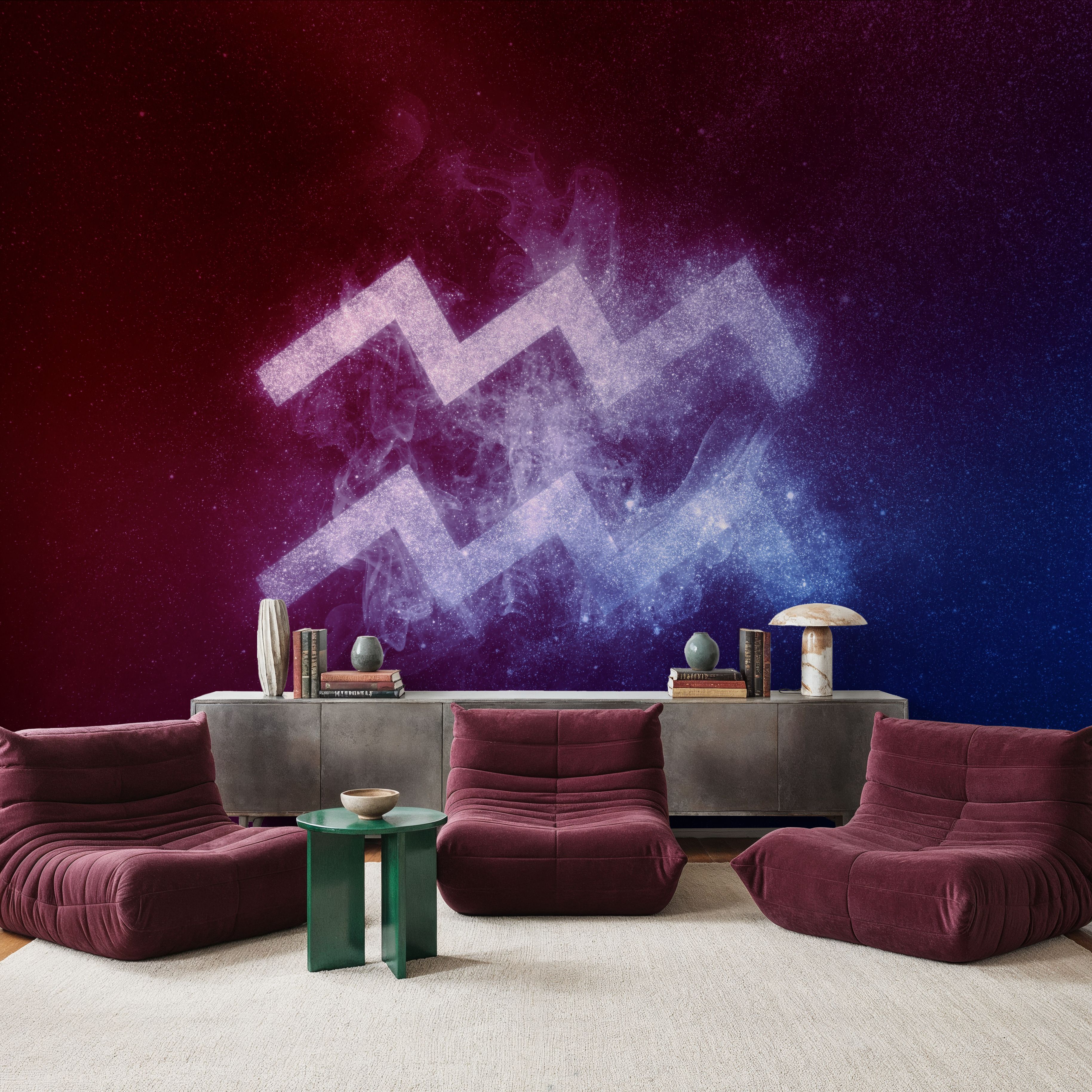 Aquarius Zodiac of Stars 