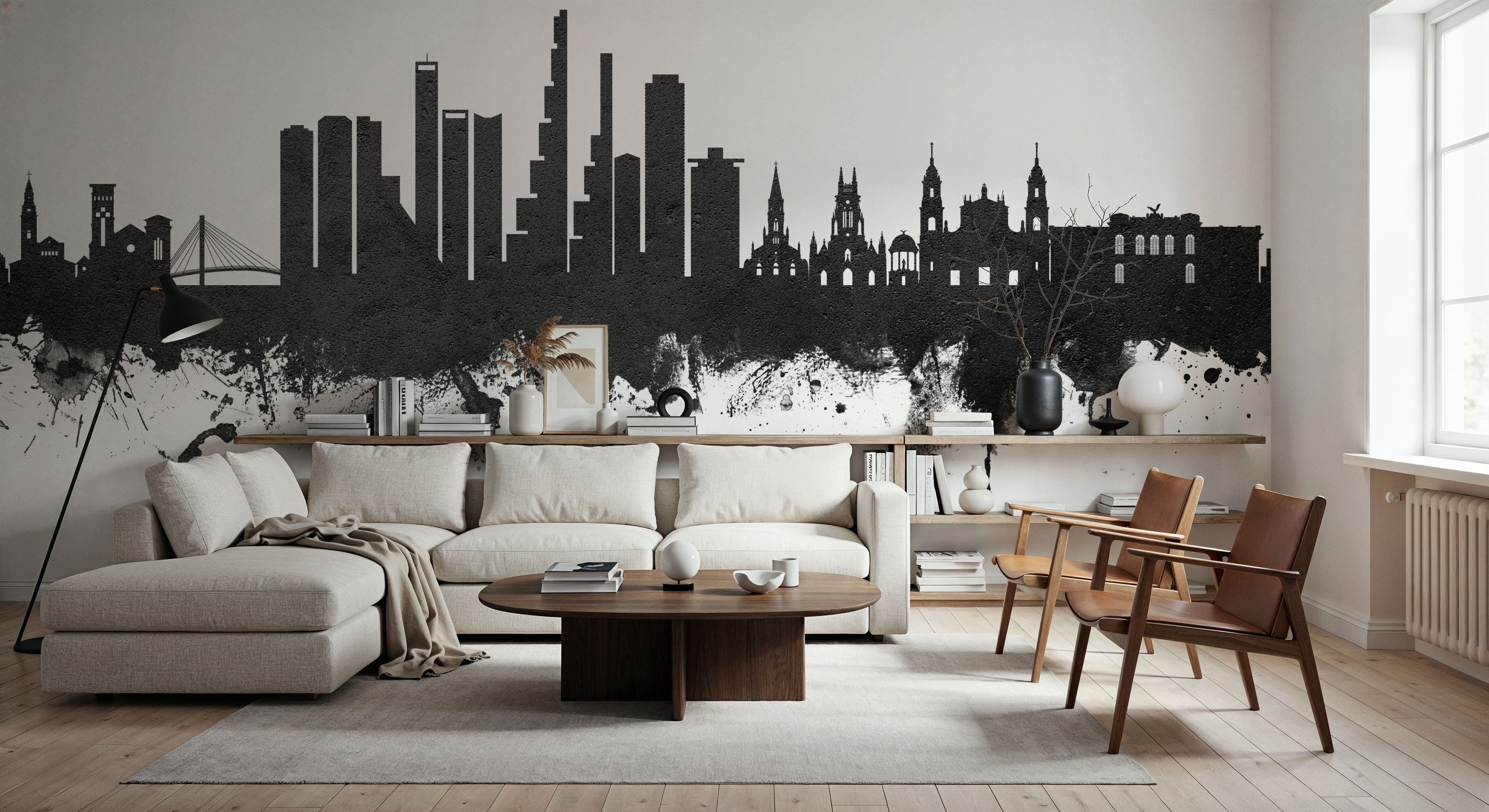 Bogotá Colombia Skyline Black & White