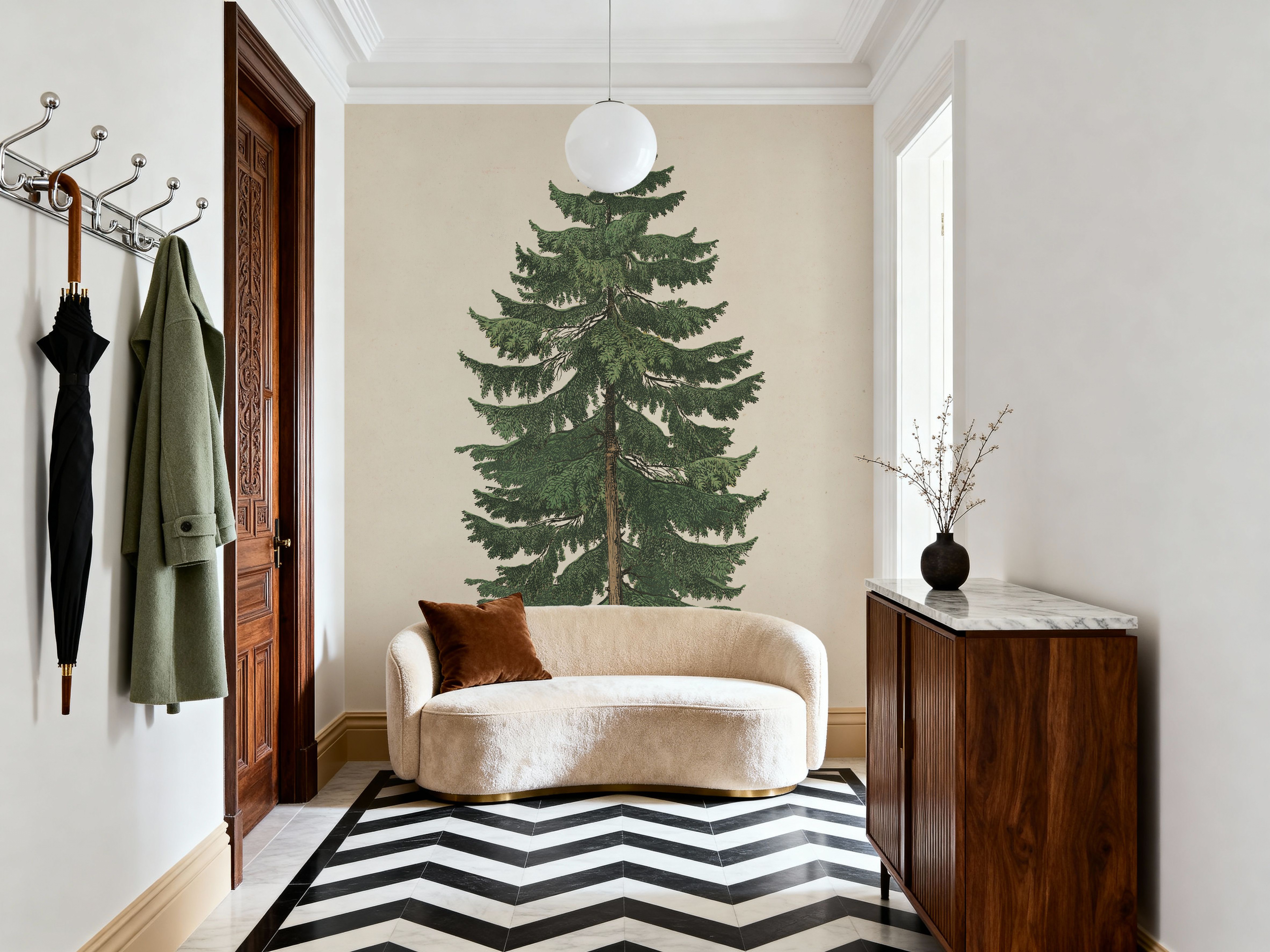 Winter Pine Tree