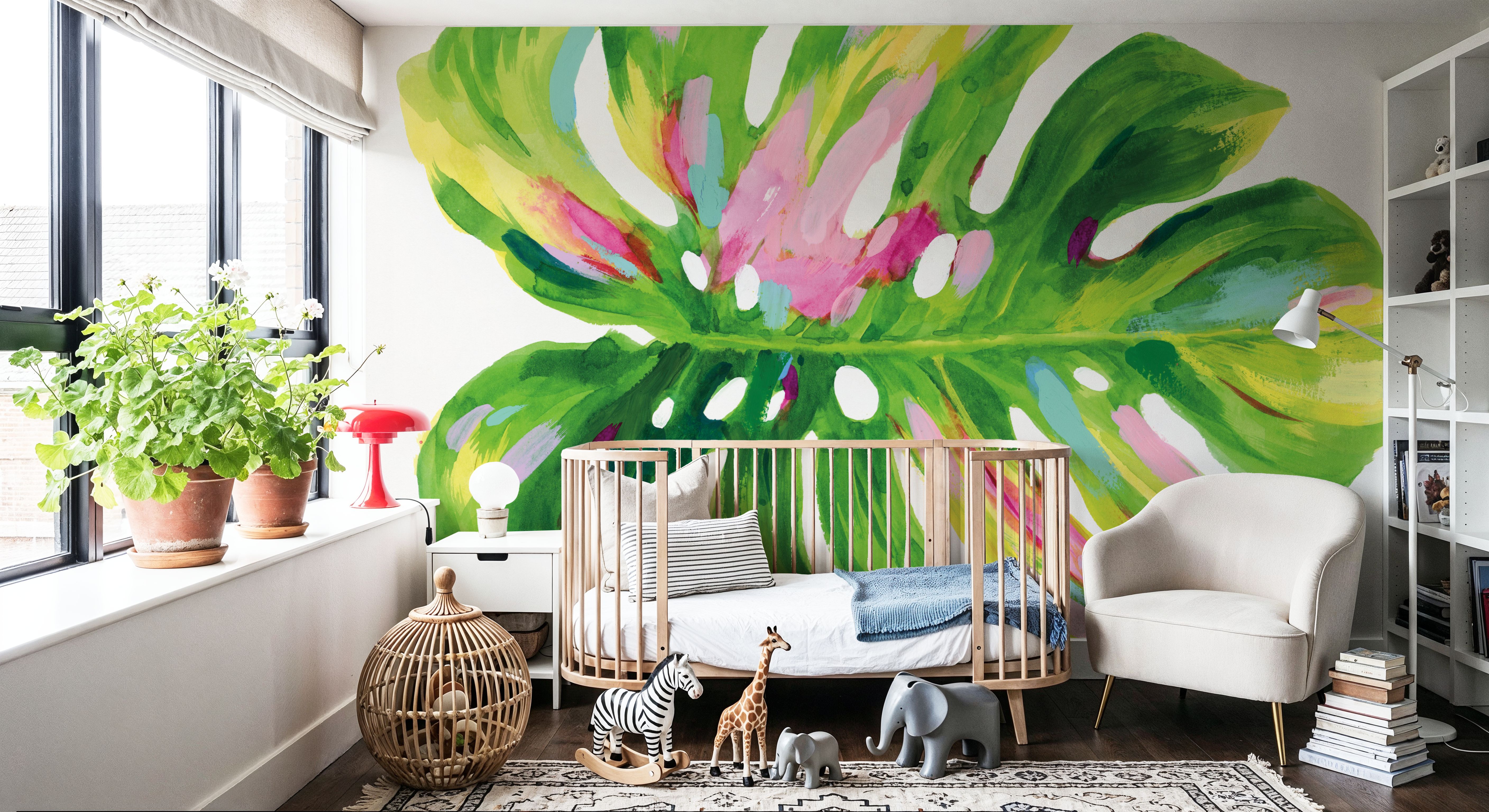 Colorful Tropical Leaf I