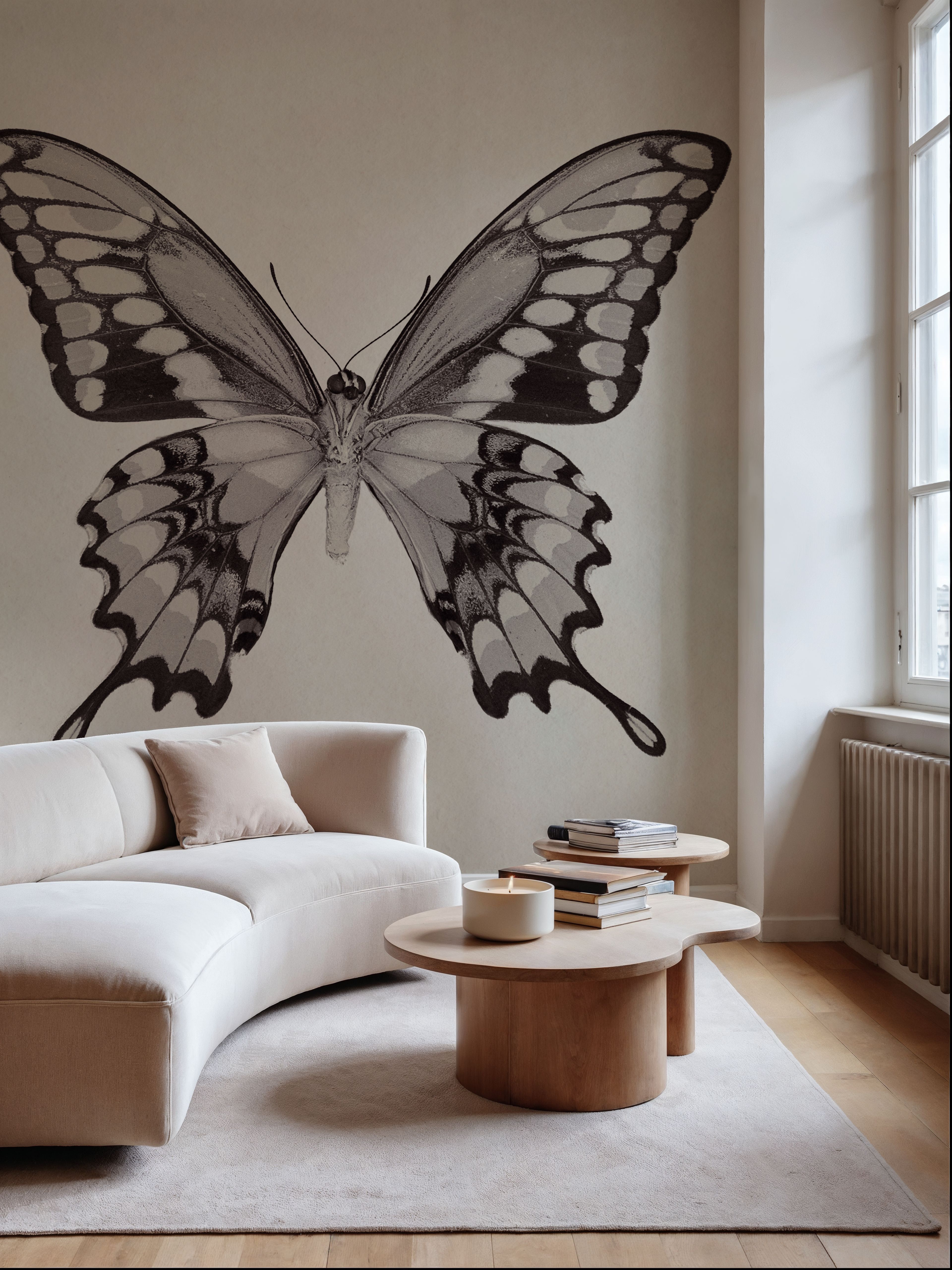 Butterfly VI Gray