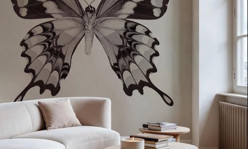 Butterfly VI Gray