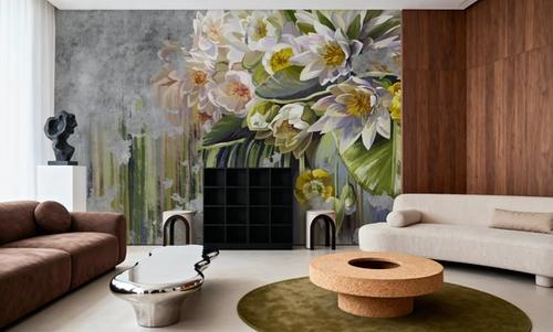 Painted Vintage Lilies