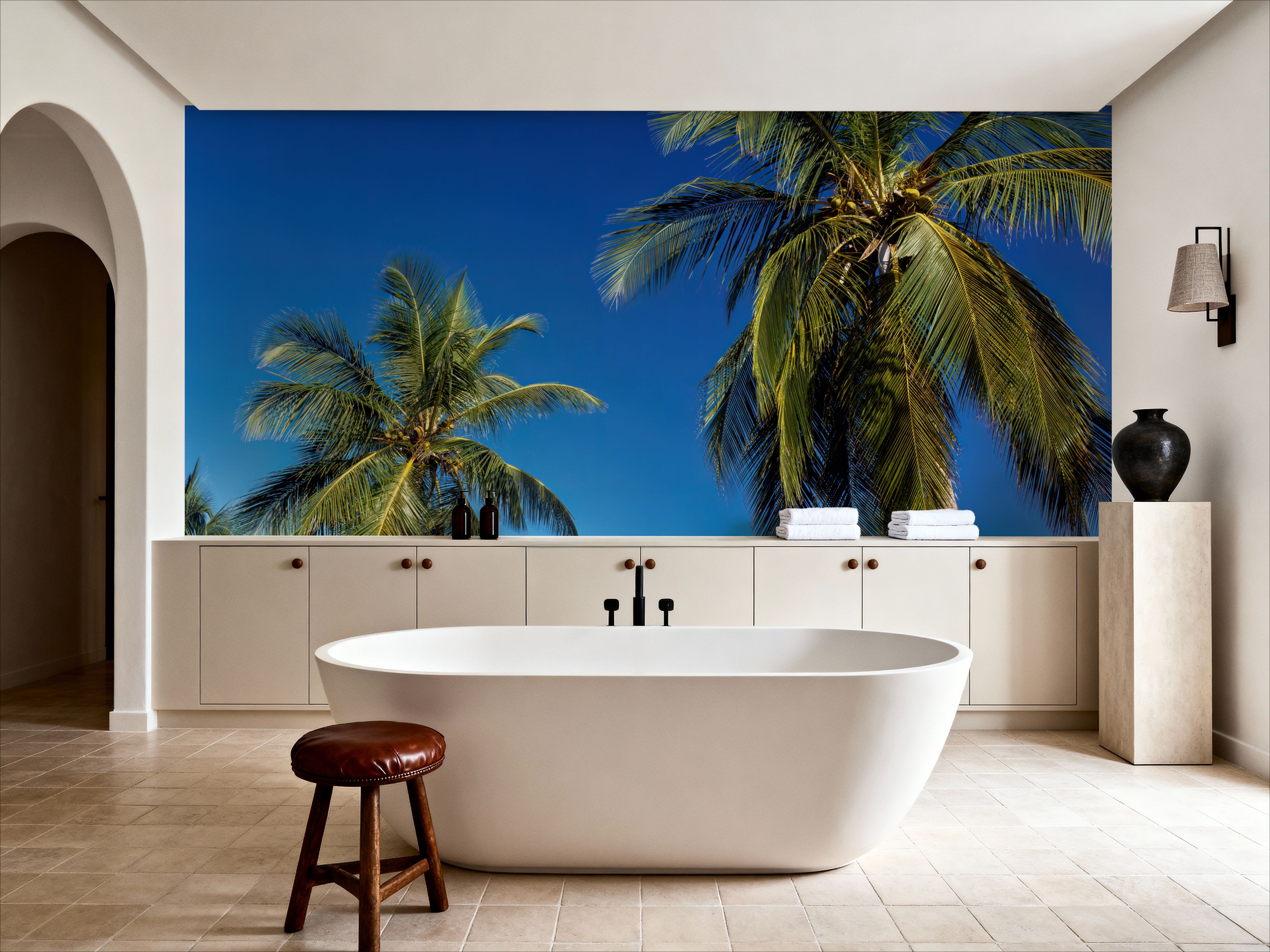 Azure Palms Horizontal