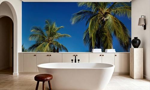 Azure Palms Horizontal