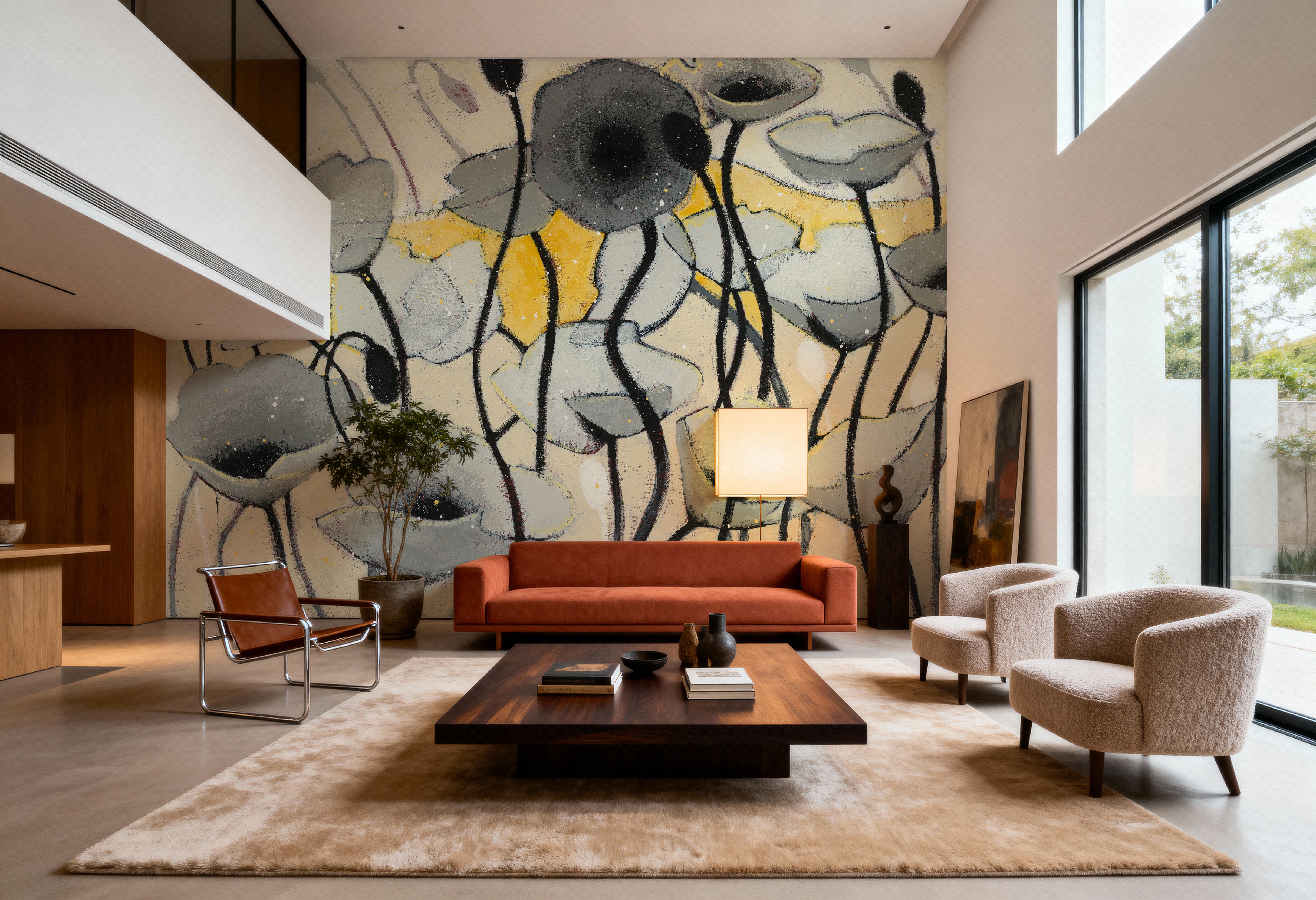 Snow Day Gray Flower