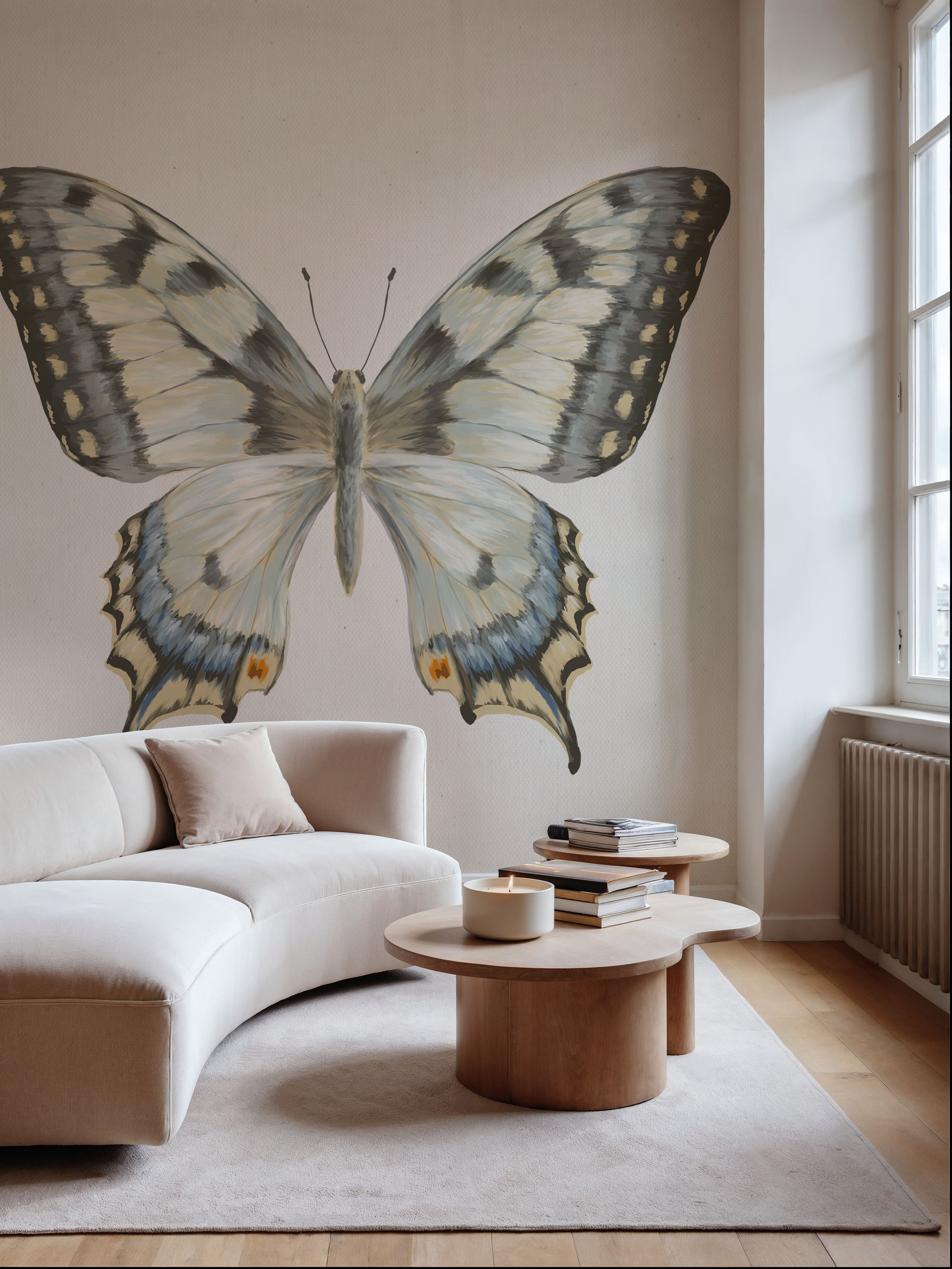 Beetles and Butterflies I Neutral