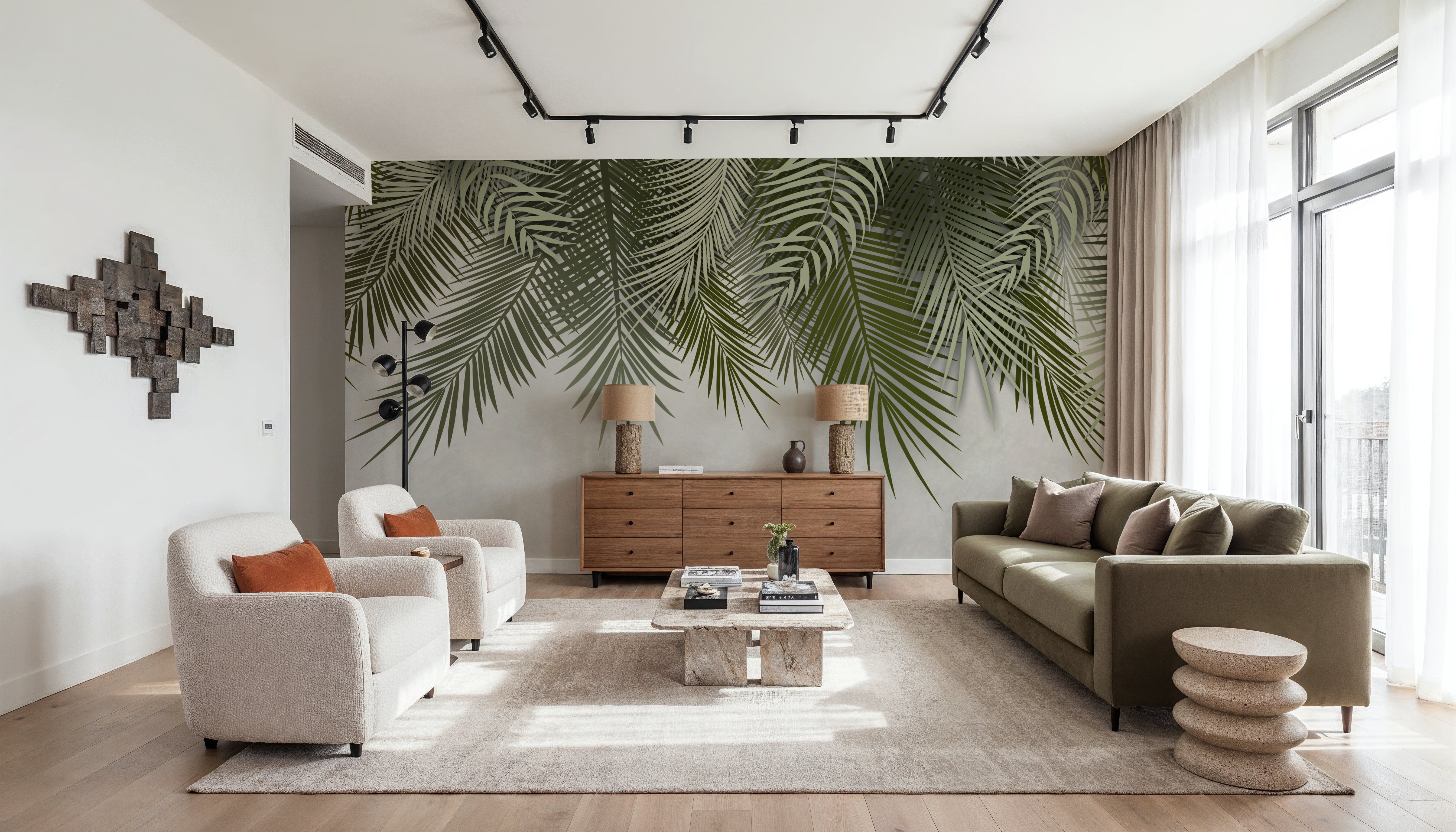 Home Grown Palms, Wallpaper