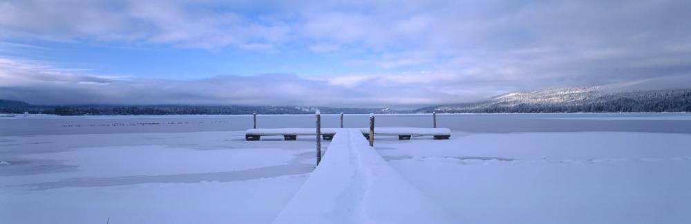 Frozen Pier Serenity