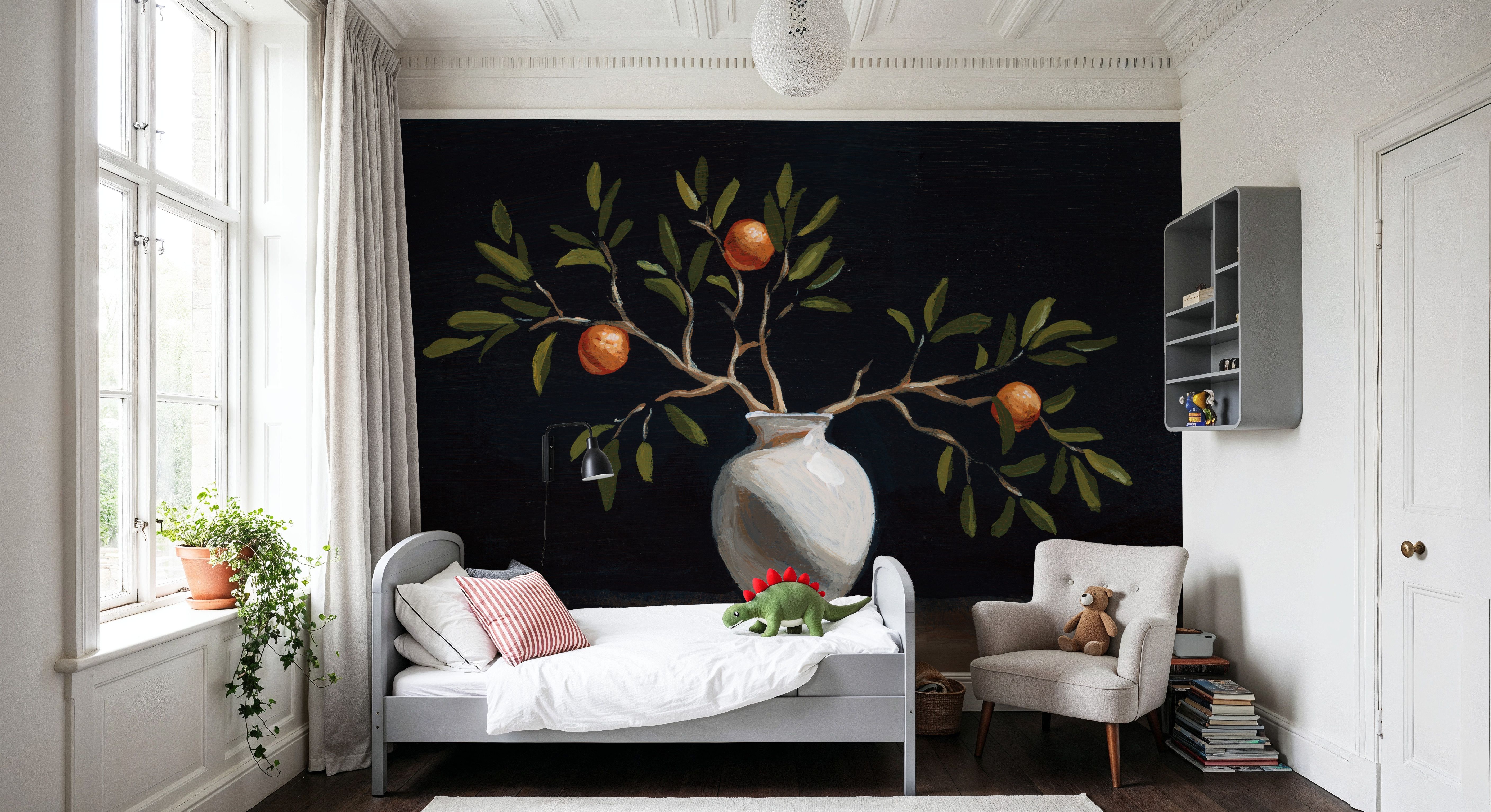 Orange Branches Still Life