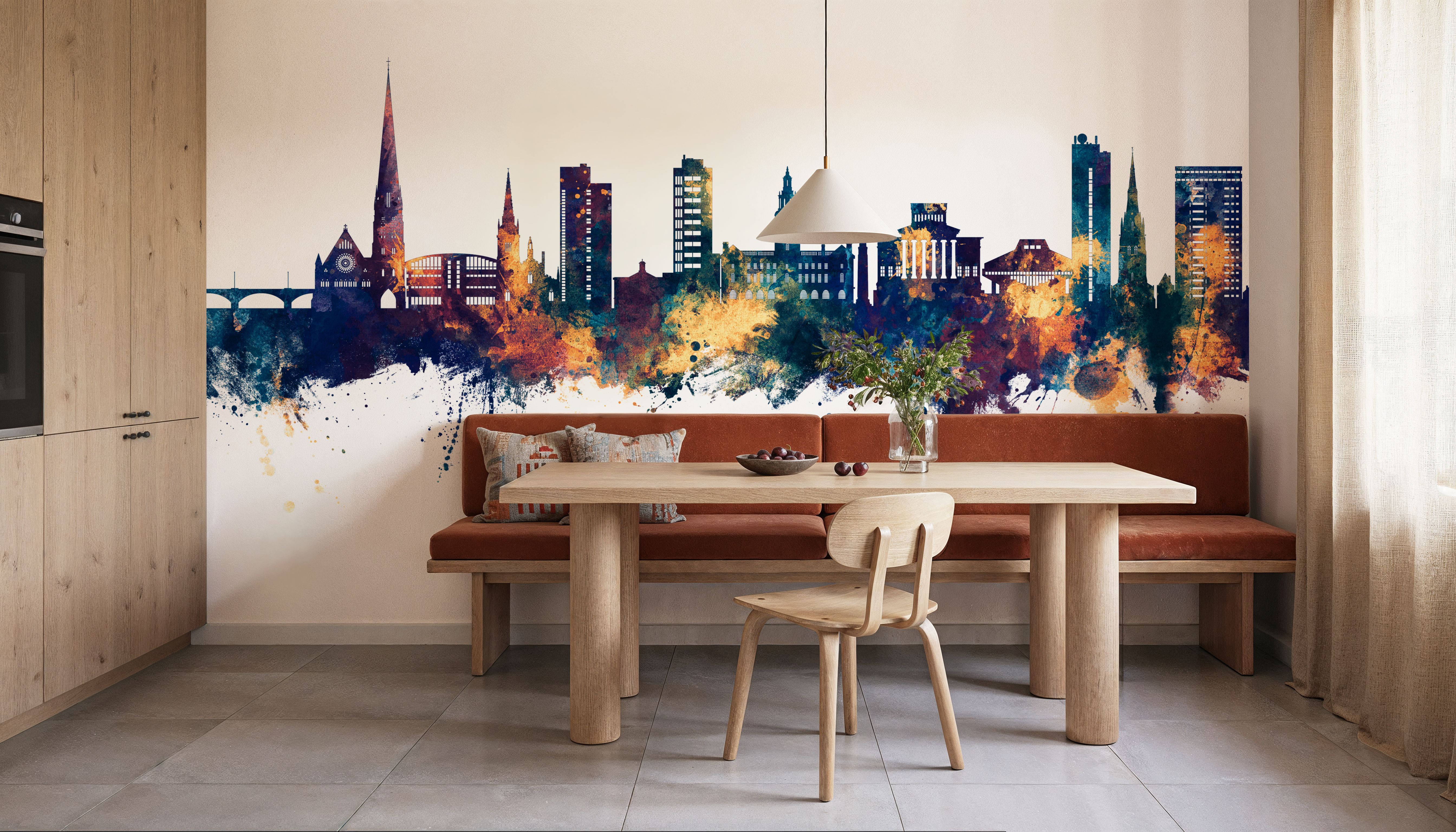 Preston England Skyline Blue & Bronze