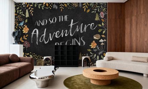 Woodland Whimsy I Black
