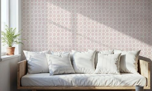 Mixed Pink Circles Inverse