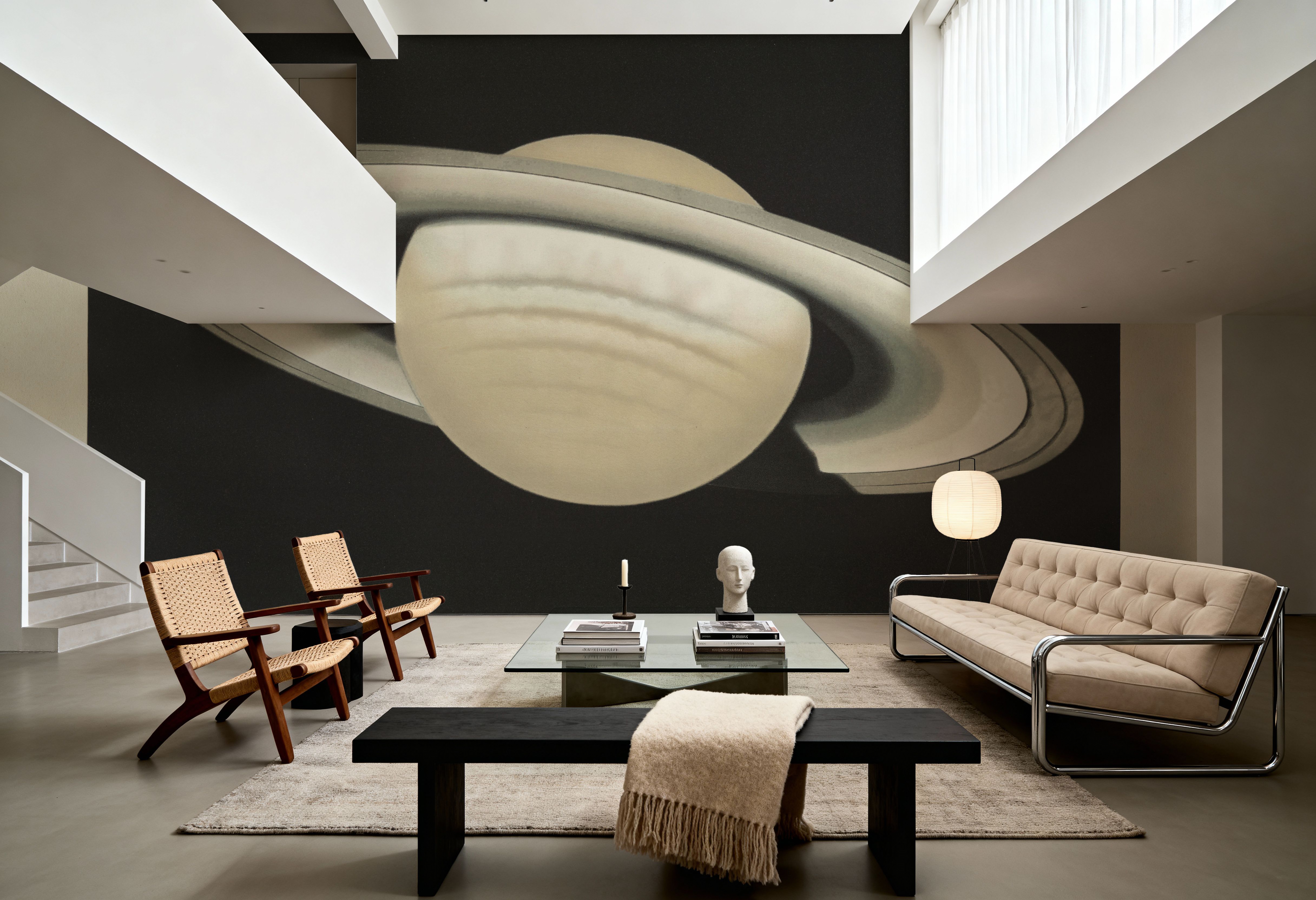 The Planet Saturn - Framed, Wallpaper