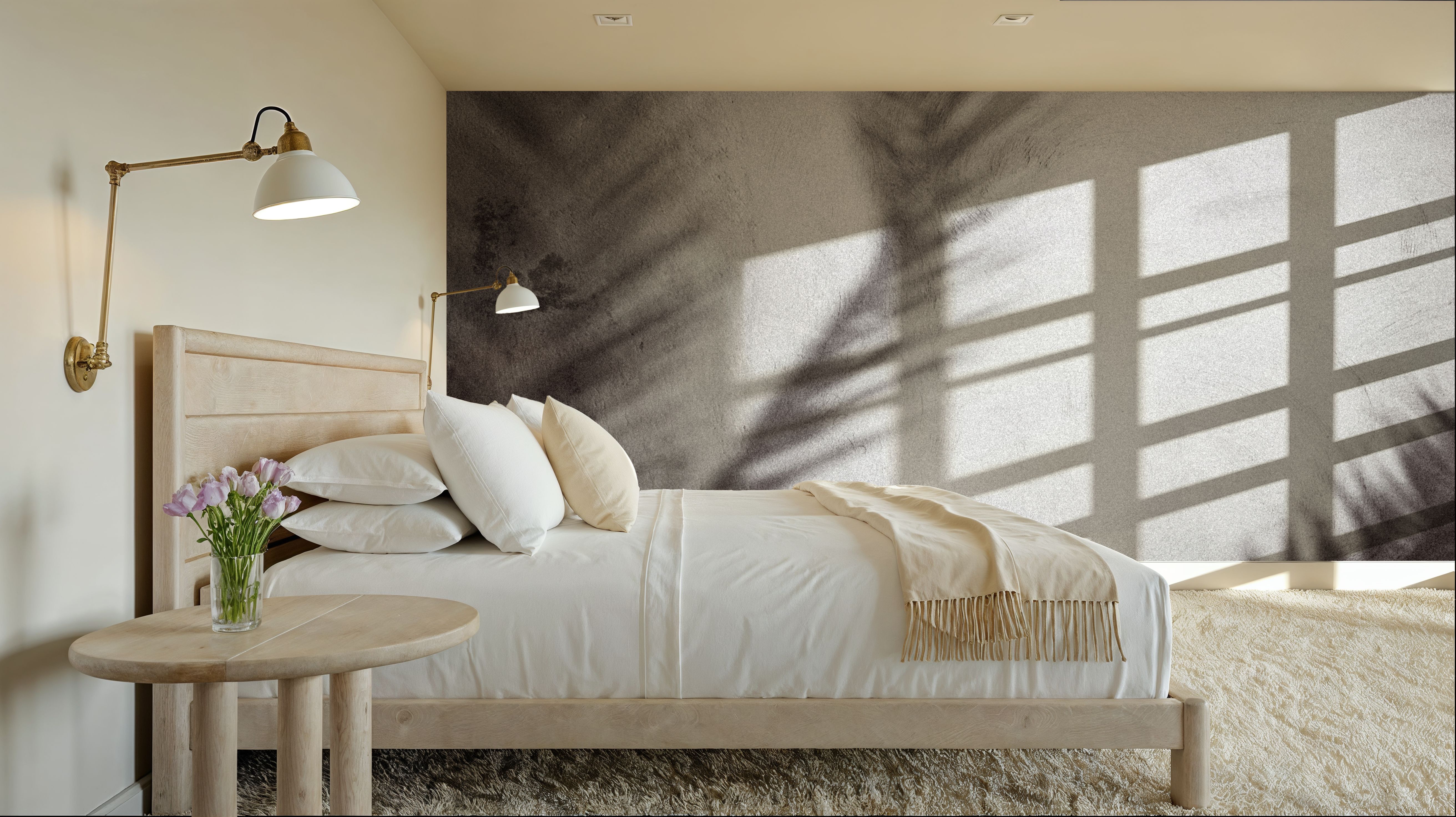 Palm Shadow Afternoon I