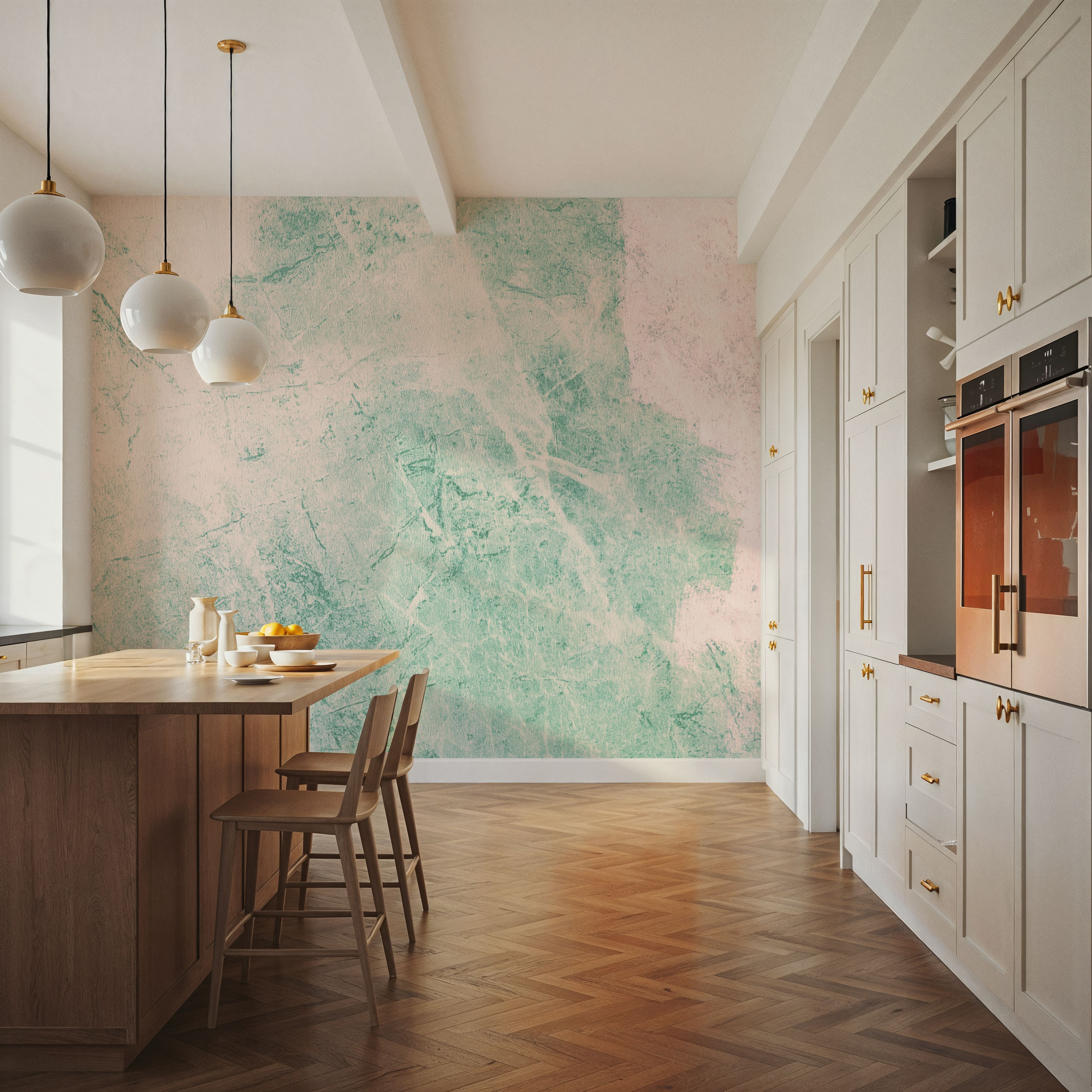 Washed Green Marble