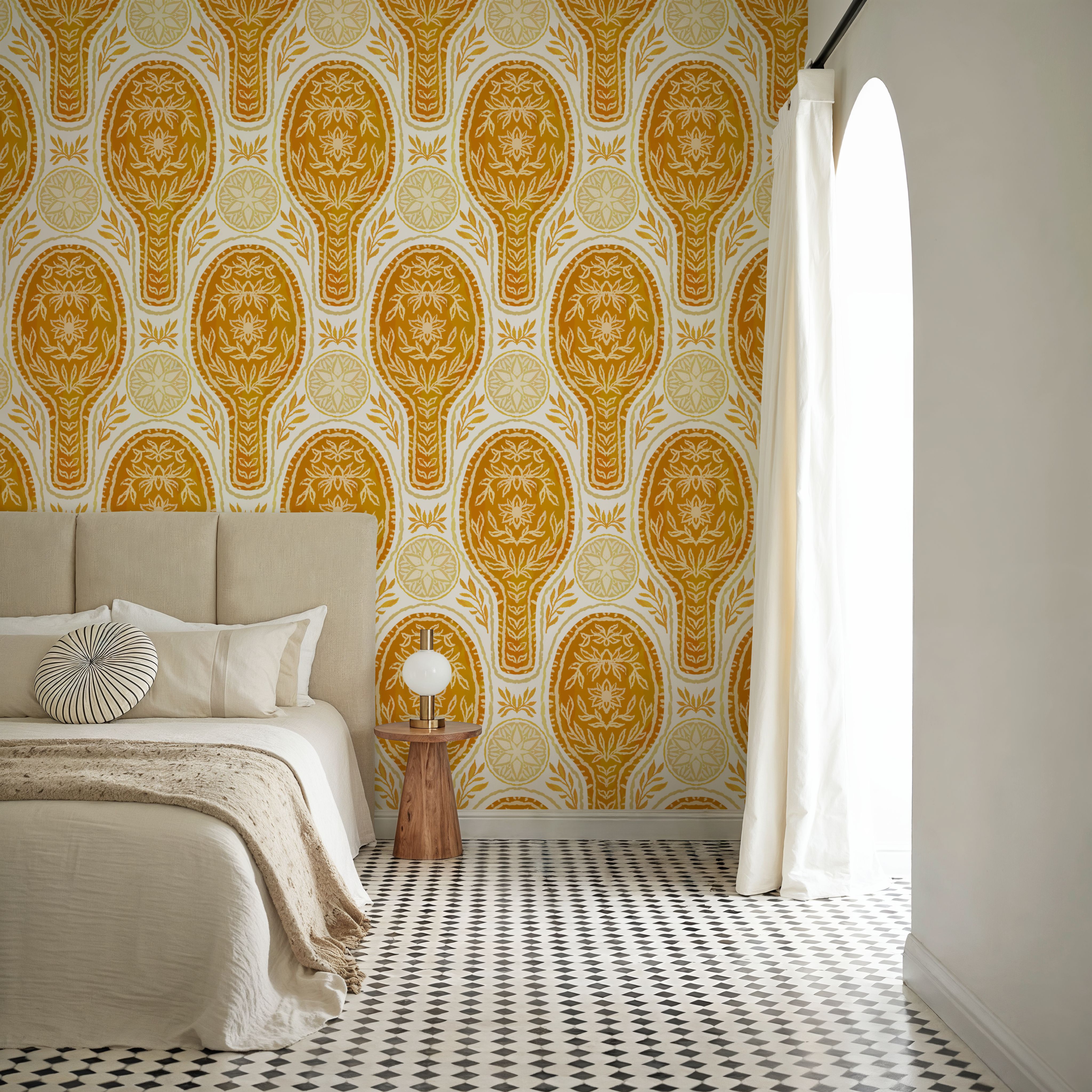 Floral Rackets, Yellow