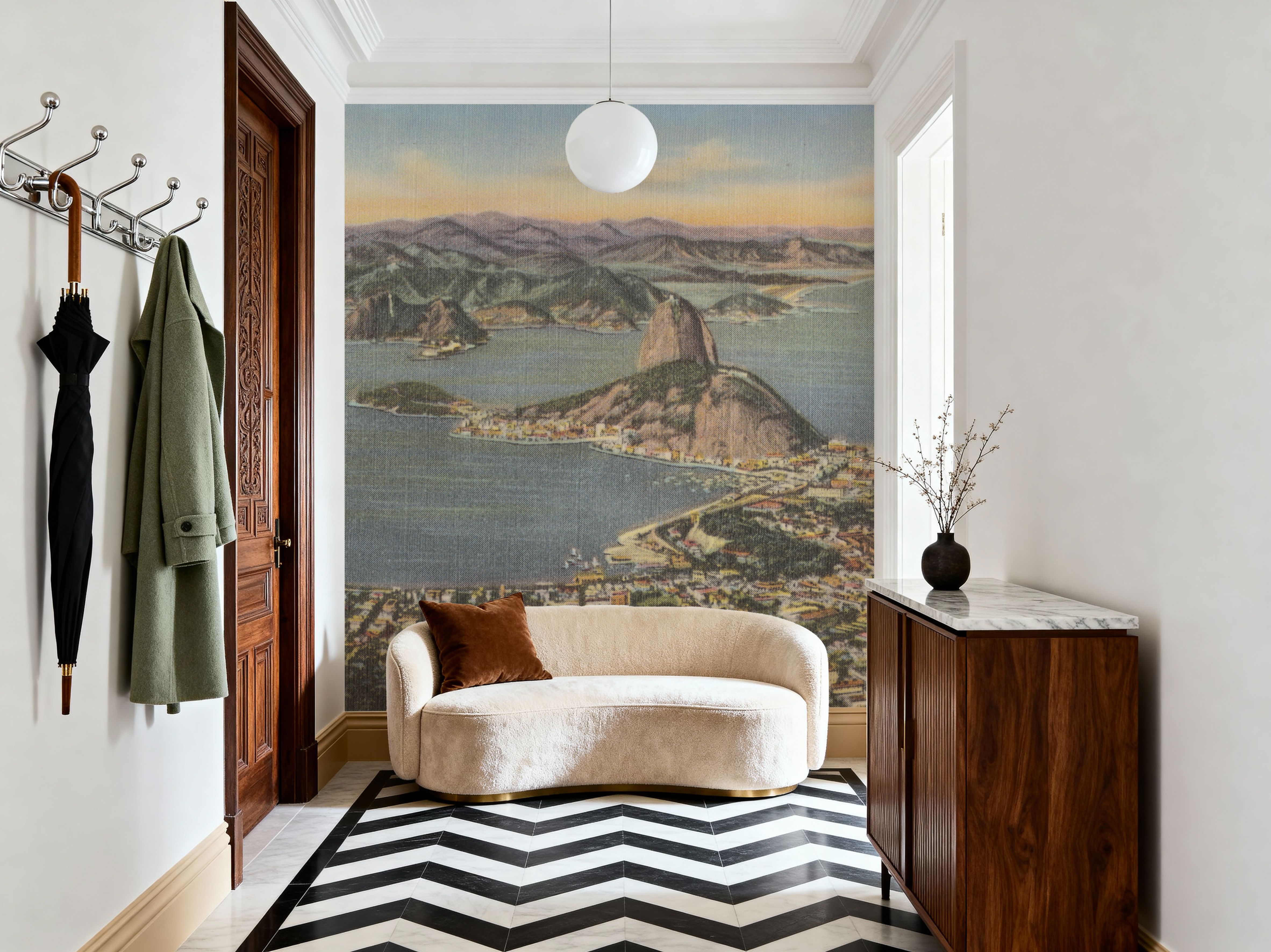 Greetings from Rio de Janeiro - Screenprint Postcard