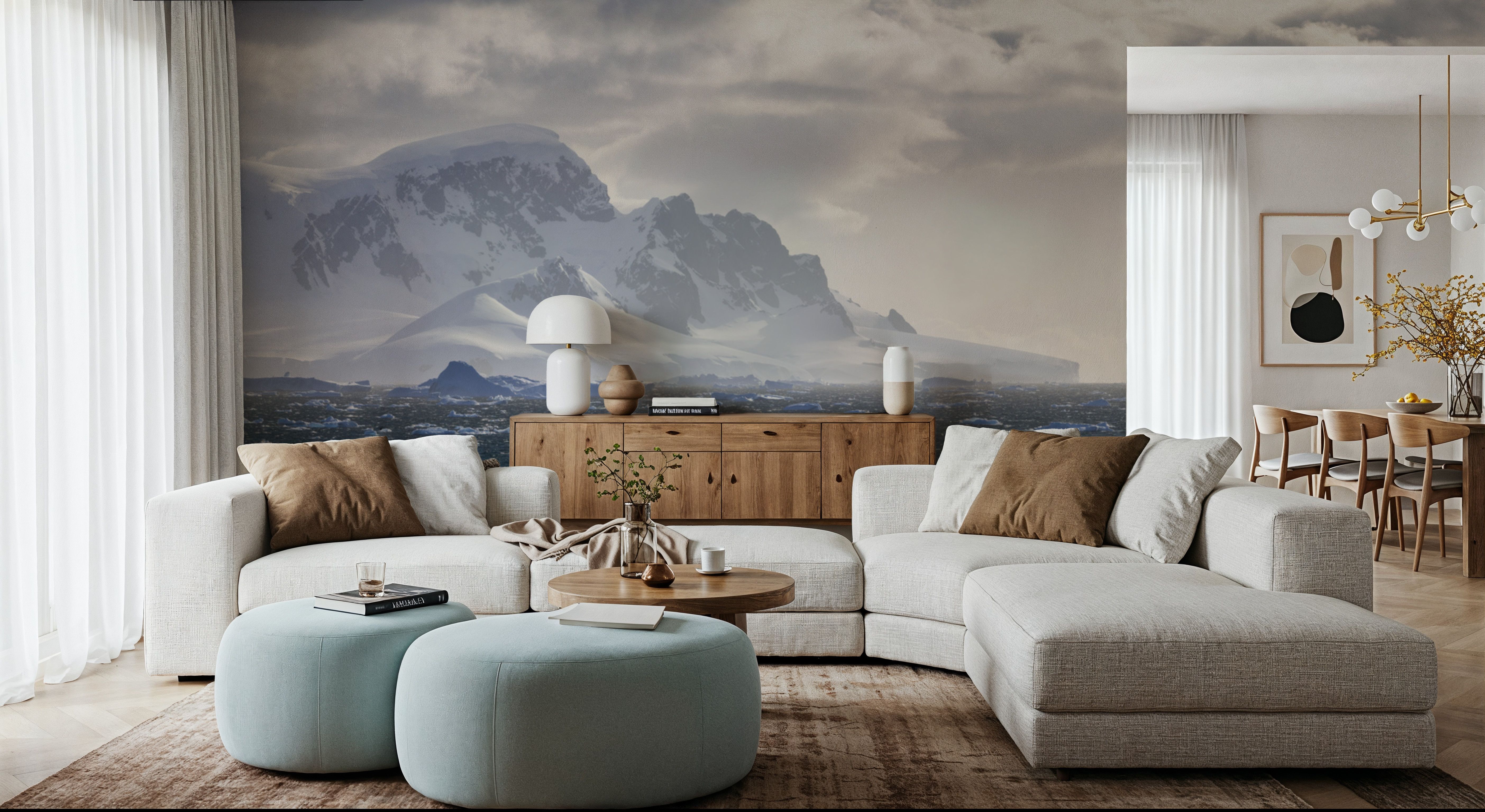 The Water Looks Cold, Wallpaper