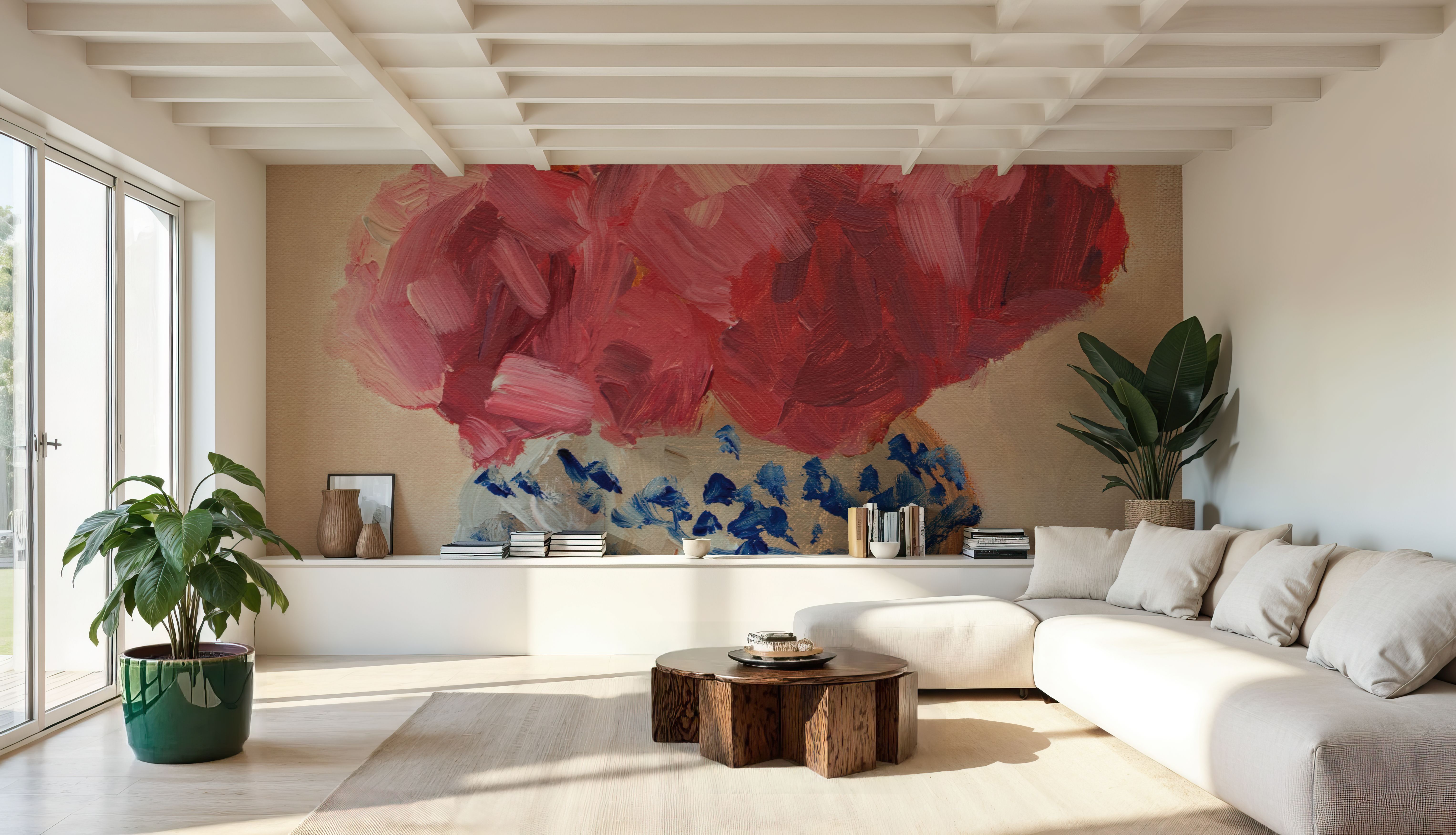 Peonies in Chinoiserie Vase