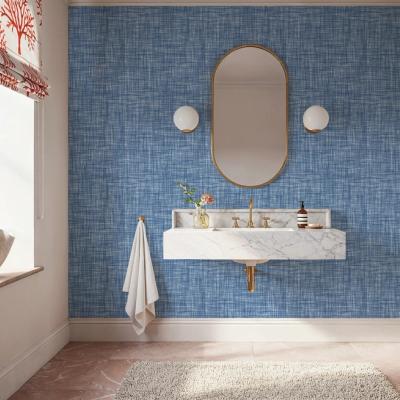 Mottled Linen Effect, Sky Blue