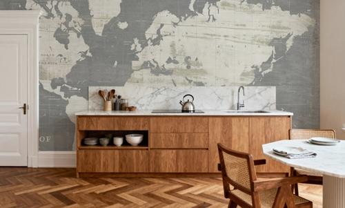 Slate World Map