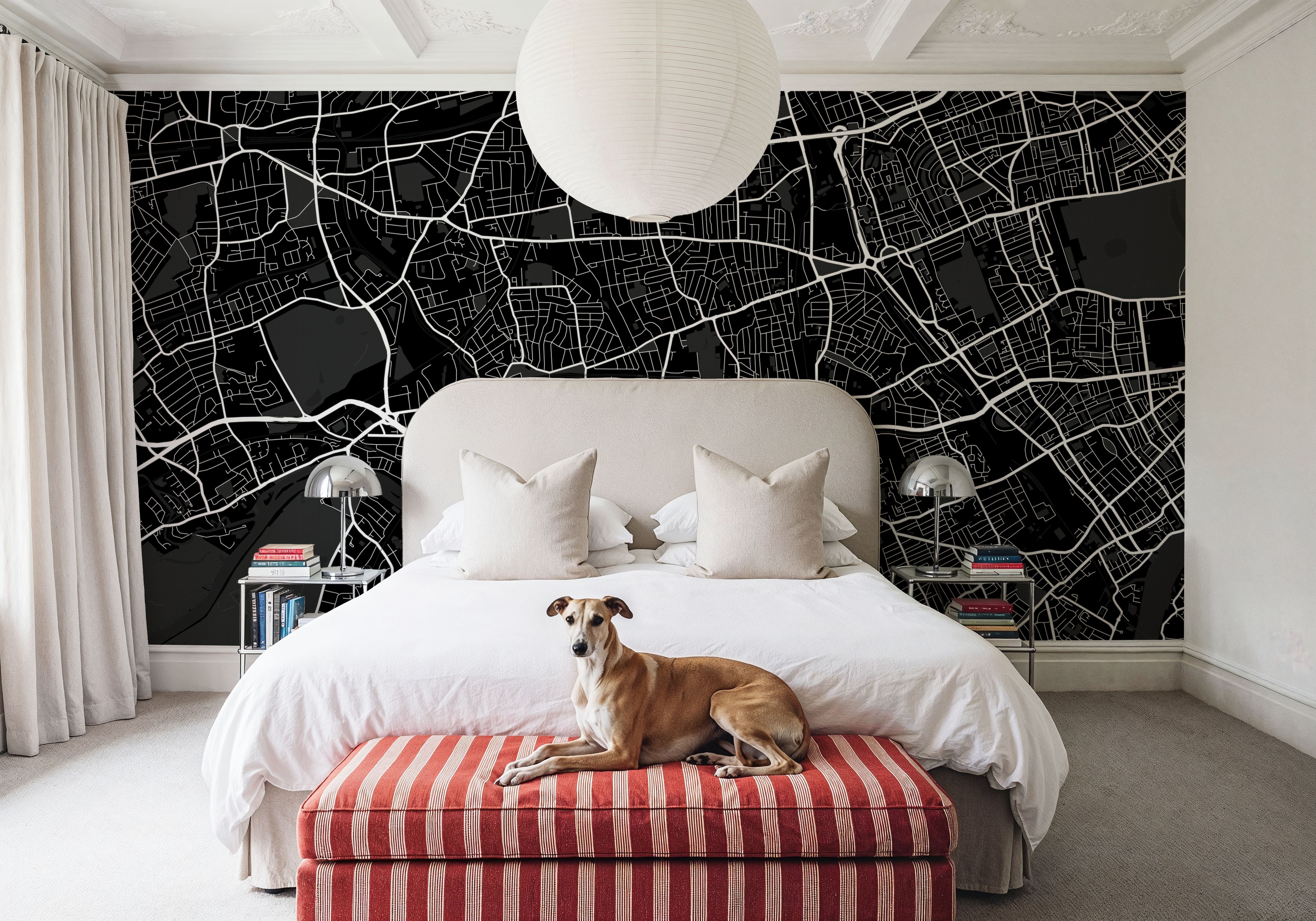 West London Black, Wallpaper