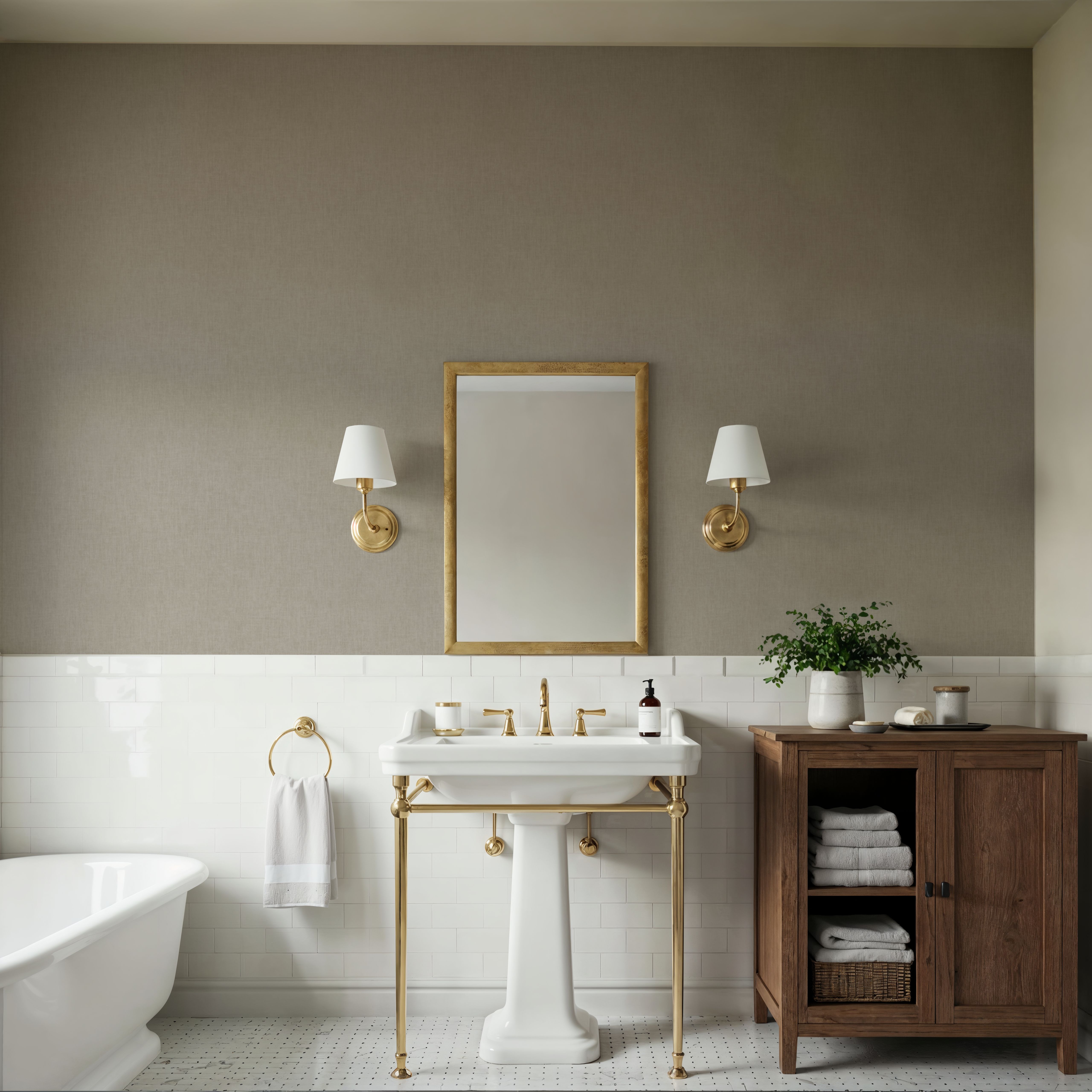 Linen Mist Neutral Collection, Silver Gray