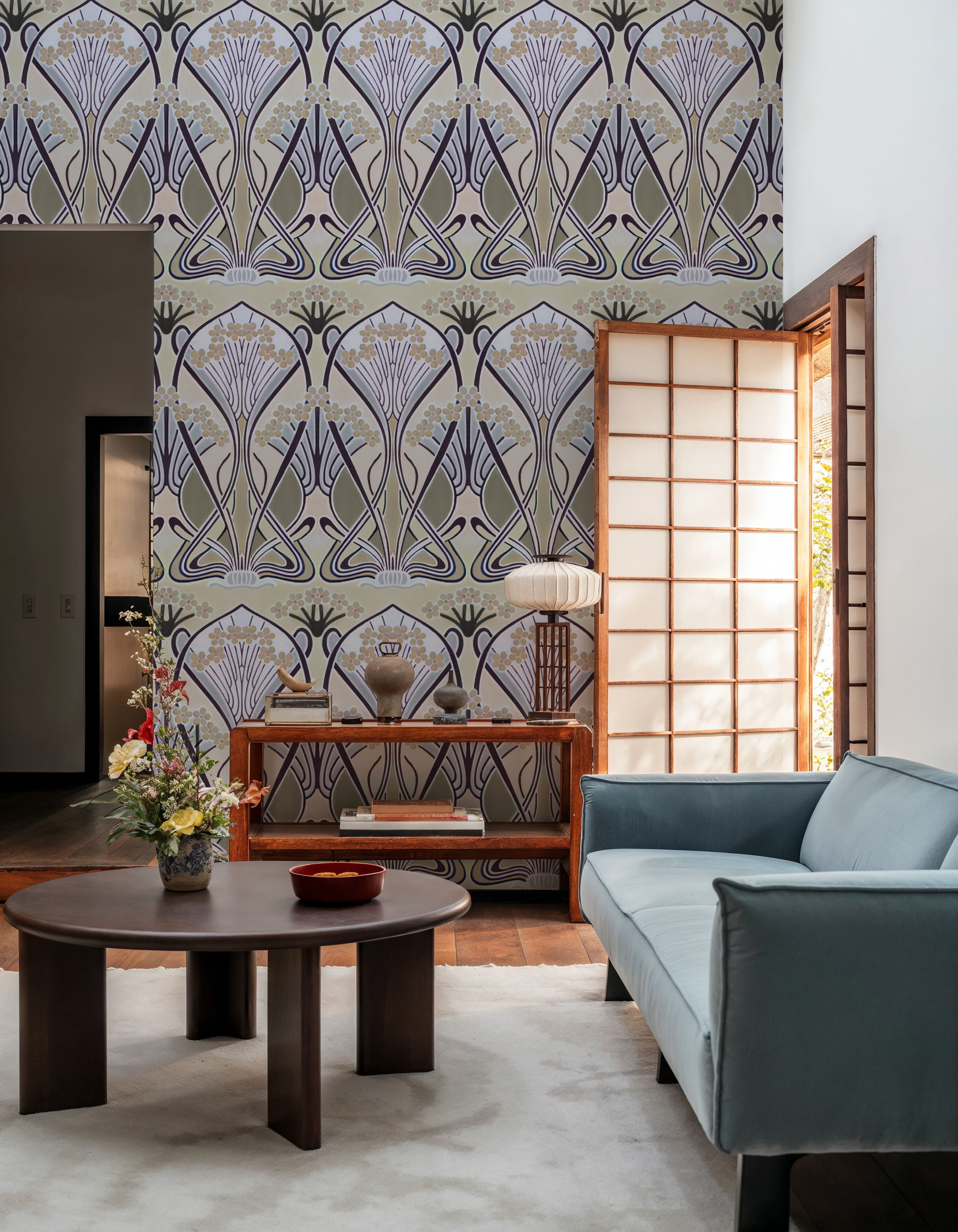 Floral Art Deco Aura, Butter