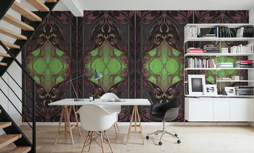 Art Noveau I Pinkgreen