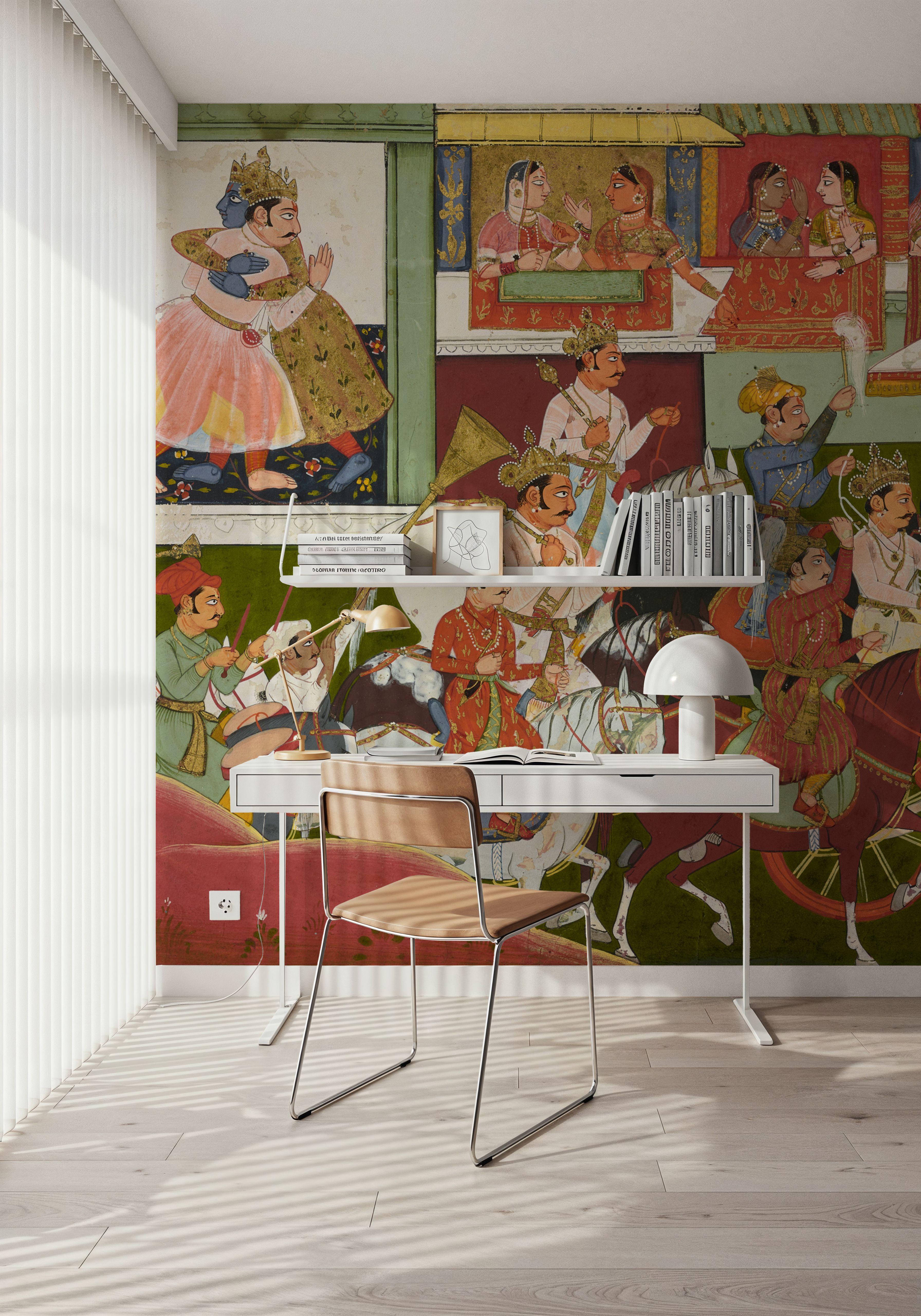 Krishna Bids Farewell