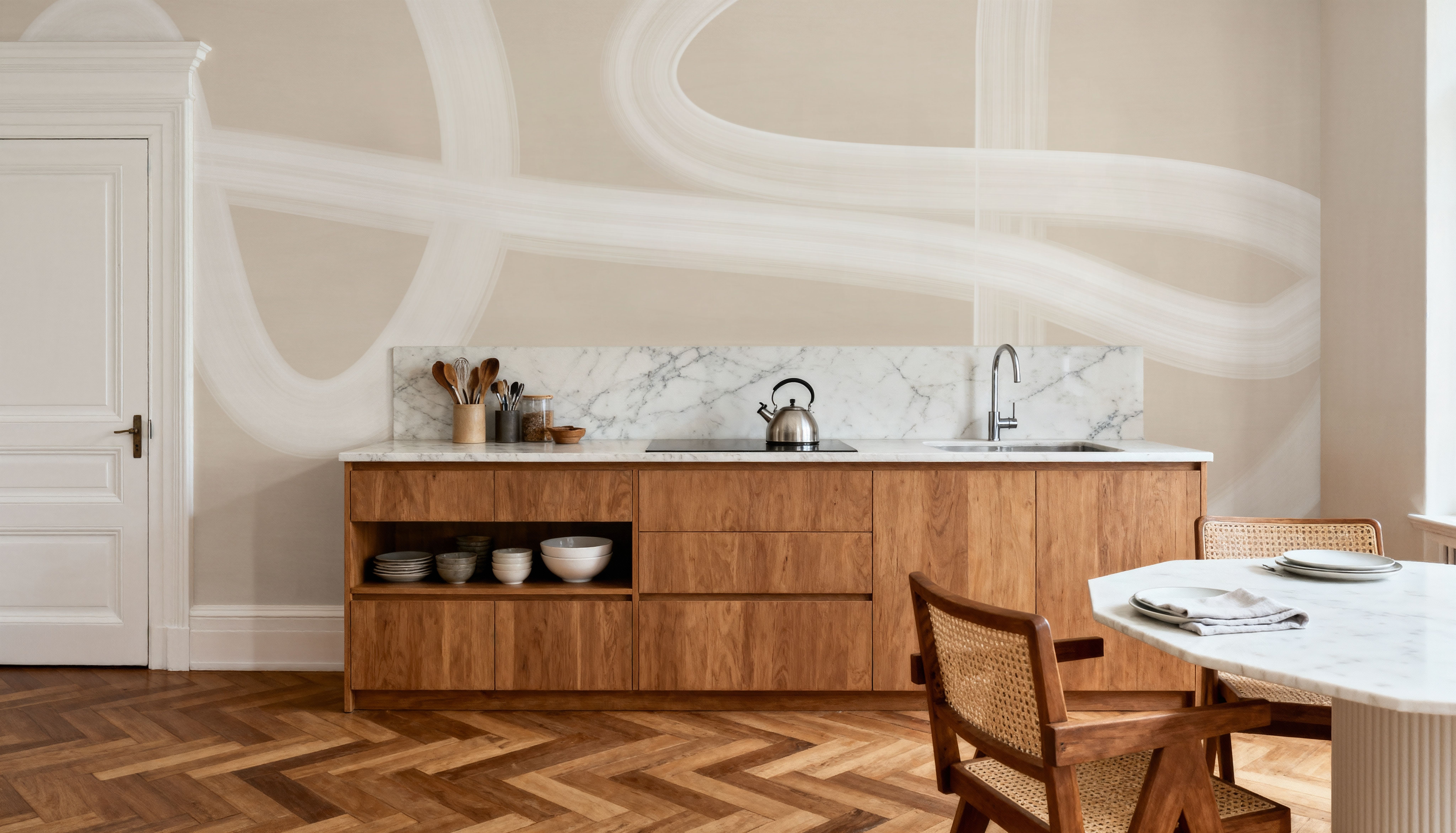 White Brush Stroke No.2